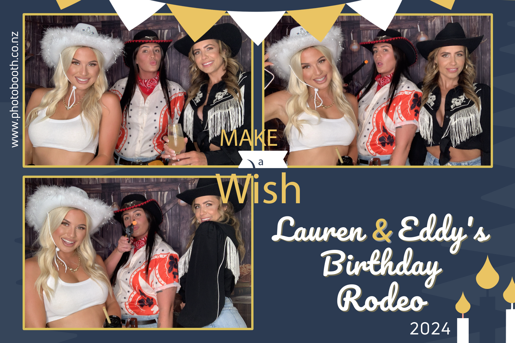 Rodeo Birthday Party | View more photos from the event at gallery.photobooth.co.nz/u/SelfieCentral/Rodeo-Birthday-Party