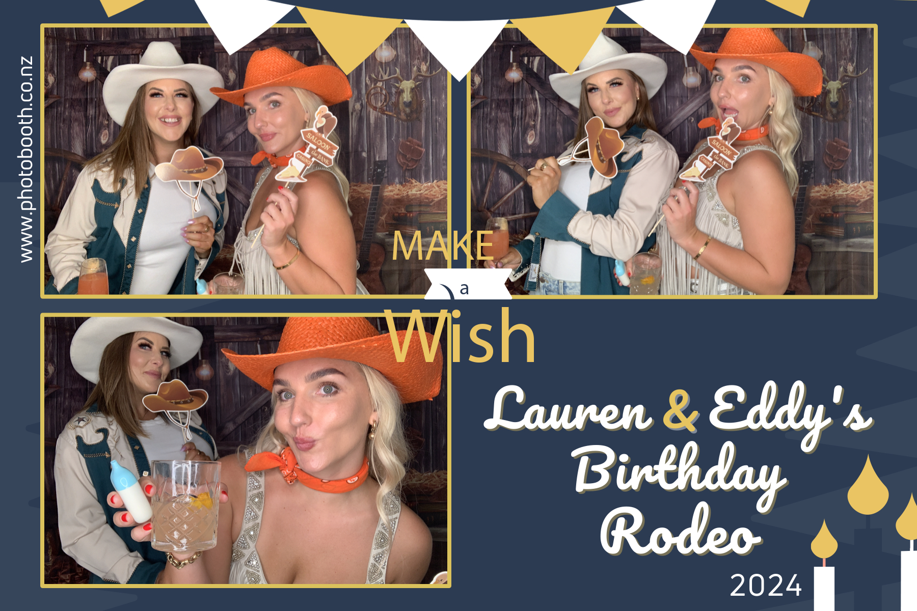 Rodeo Birthday Party | View more photos from the event at gallery.photobooth.co.nz/u/SelfieCentral/Rodeo-Birthday-Party