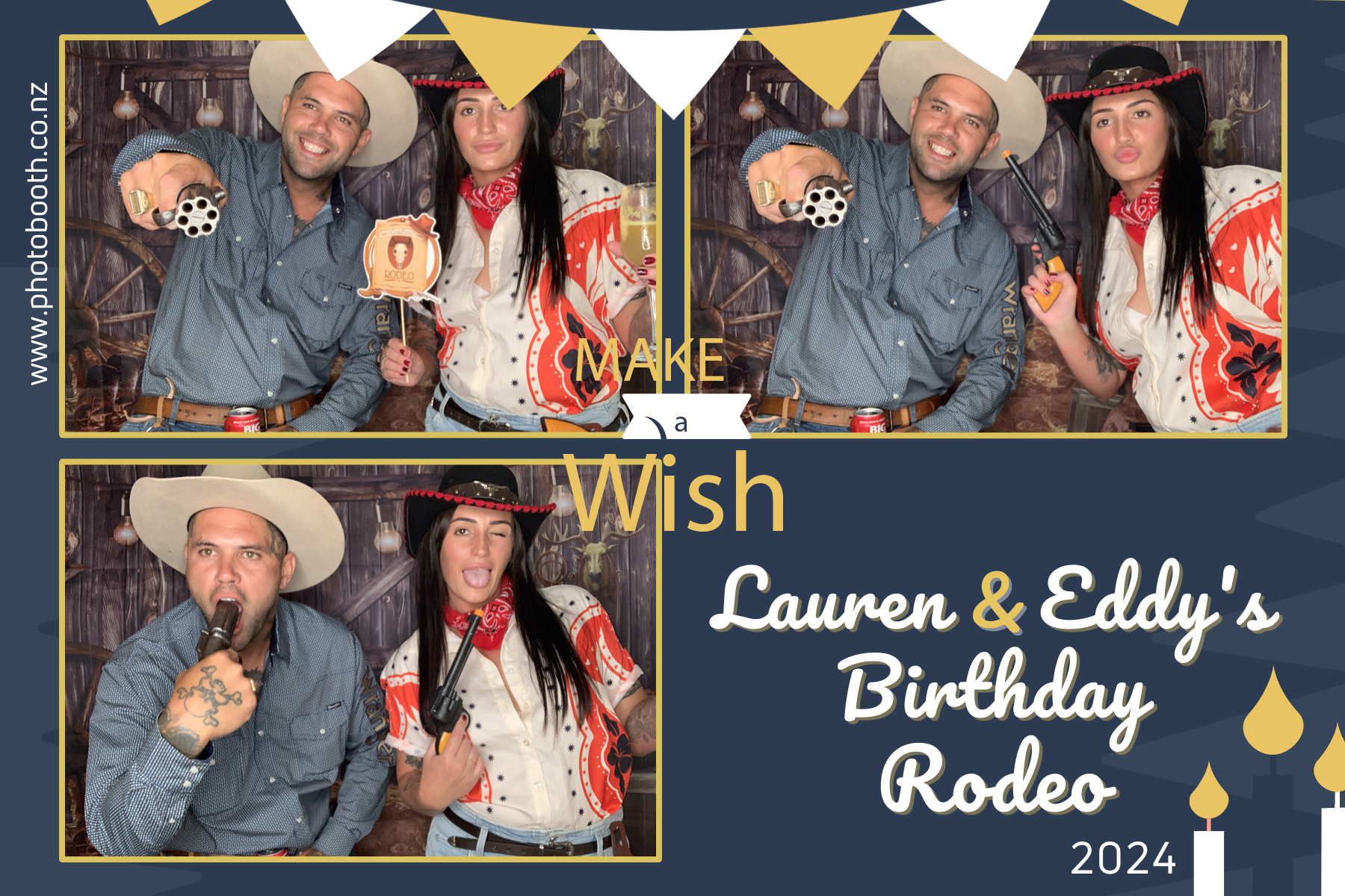 Rodeo Birthday Party | View more photos from the event at gallery.photobooth.co.nz/u/SelfieCentral/Rodeo-Birthday-Party