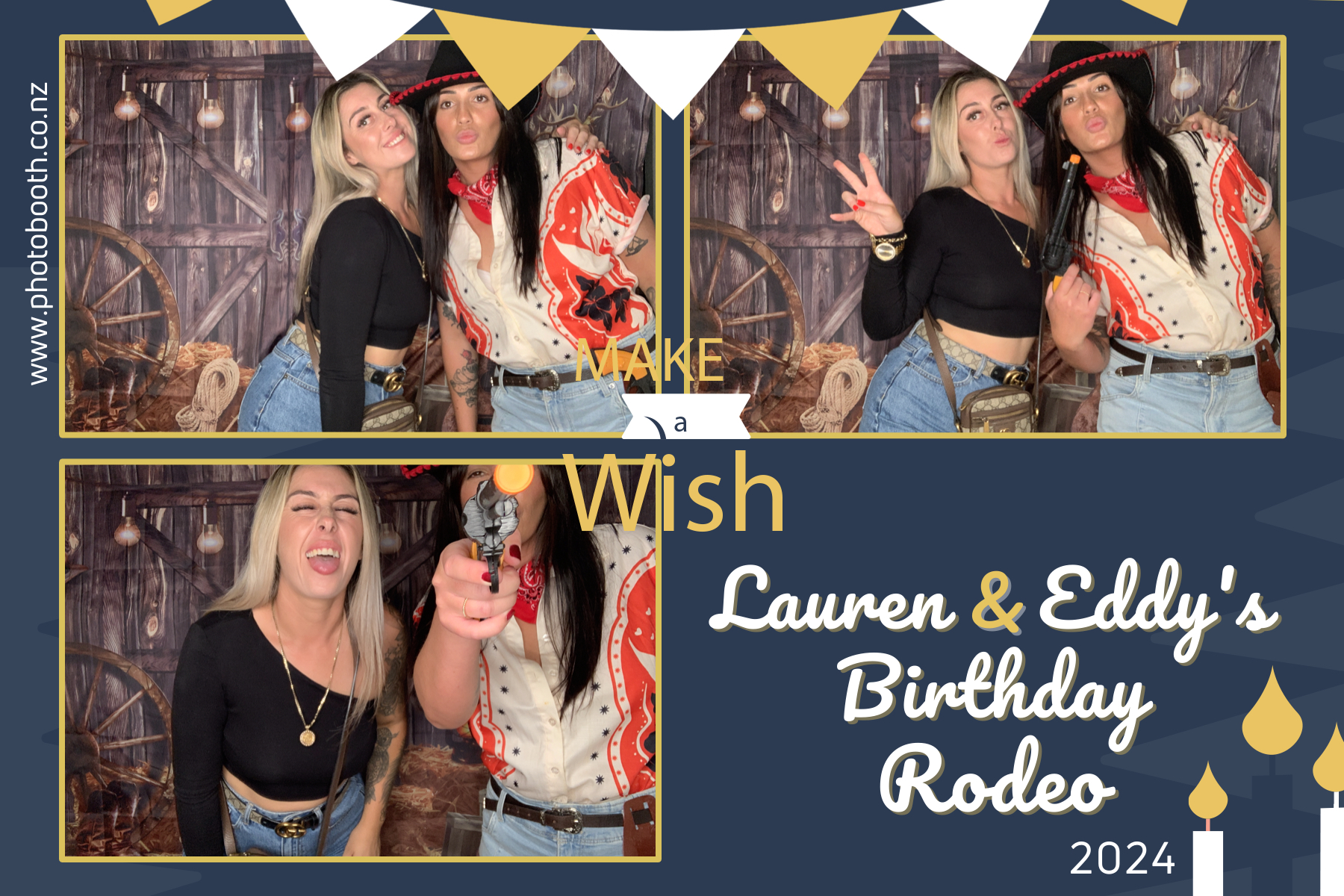 Rodeo Birthday Party | View more photos from the event at gallery.photobooth.co.nz/u/SelfieCentral/Rodeo-Birthday-Party