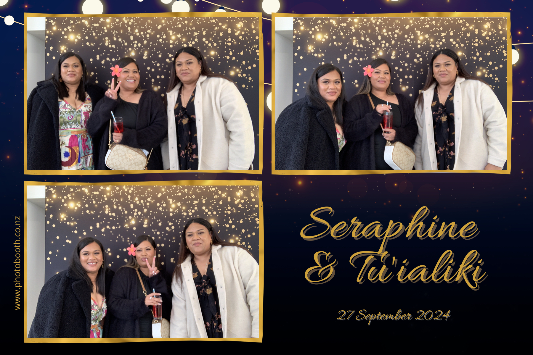 Seraphine & Tu'ialiki's Wedding | View more photos from the event at gallery.photobooth.co.nz/u/SelfieCentral/Seraphine-Tuialikis-Wedding