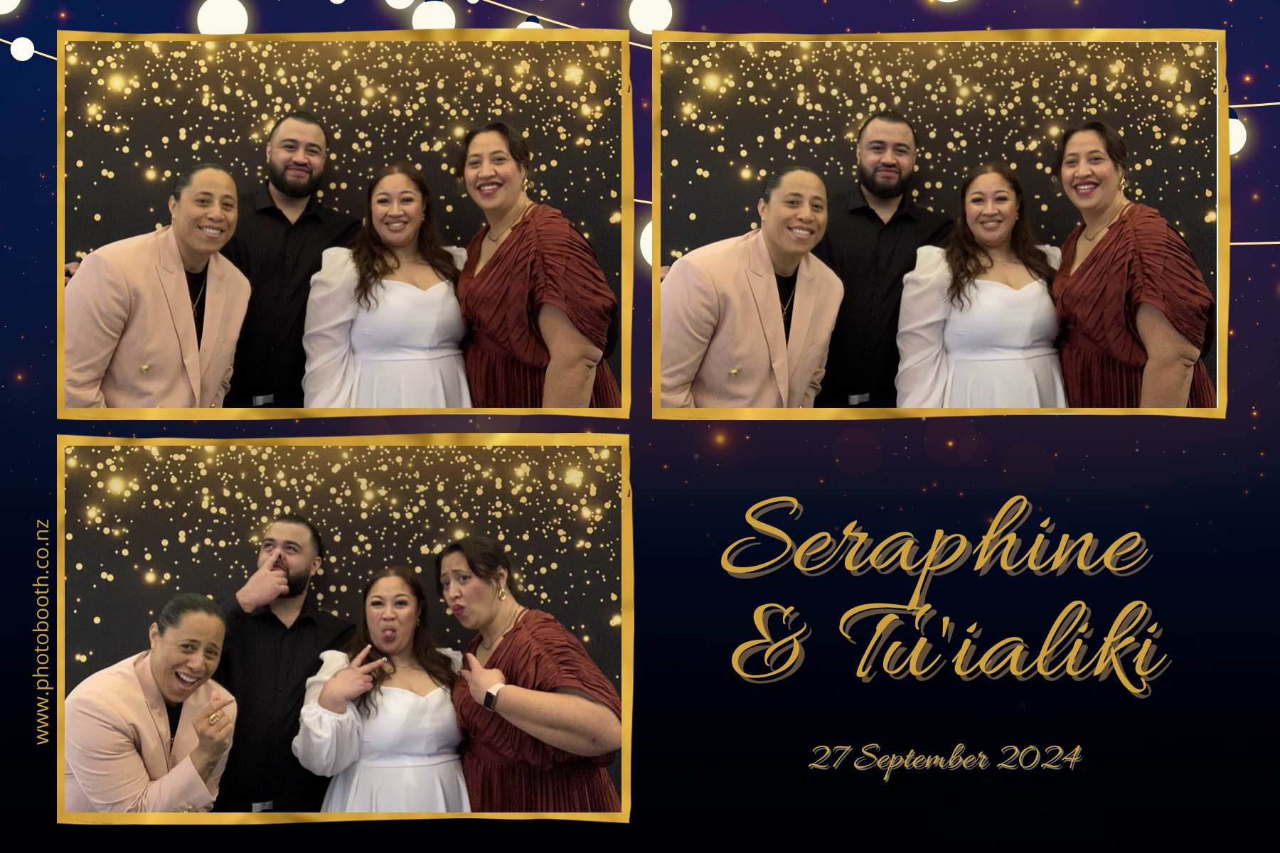Seraphine & Tu'ialiki's Wedding | View more photos from the event at gallery.photobooth.co.nz/u/SelfieCentral/Seraphine-Tuialikis-Wedding