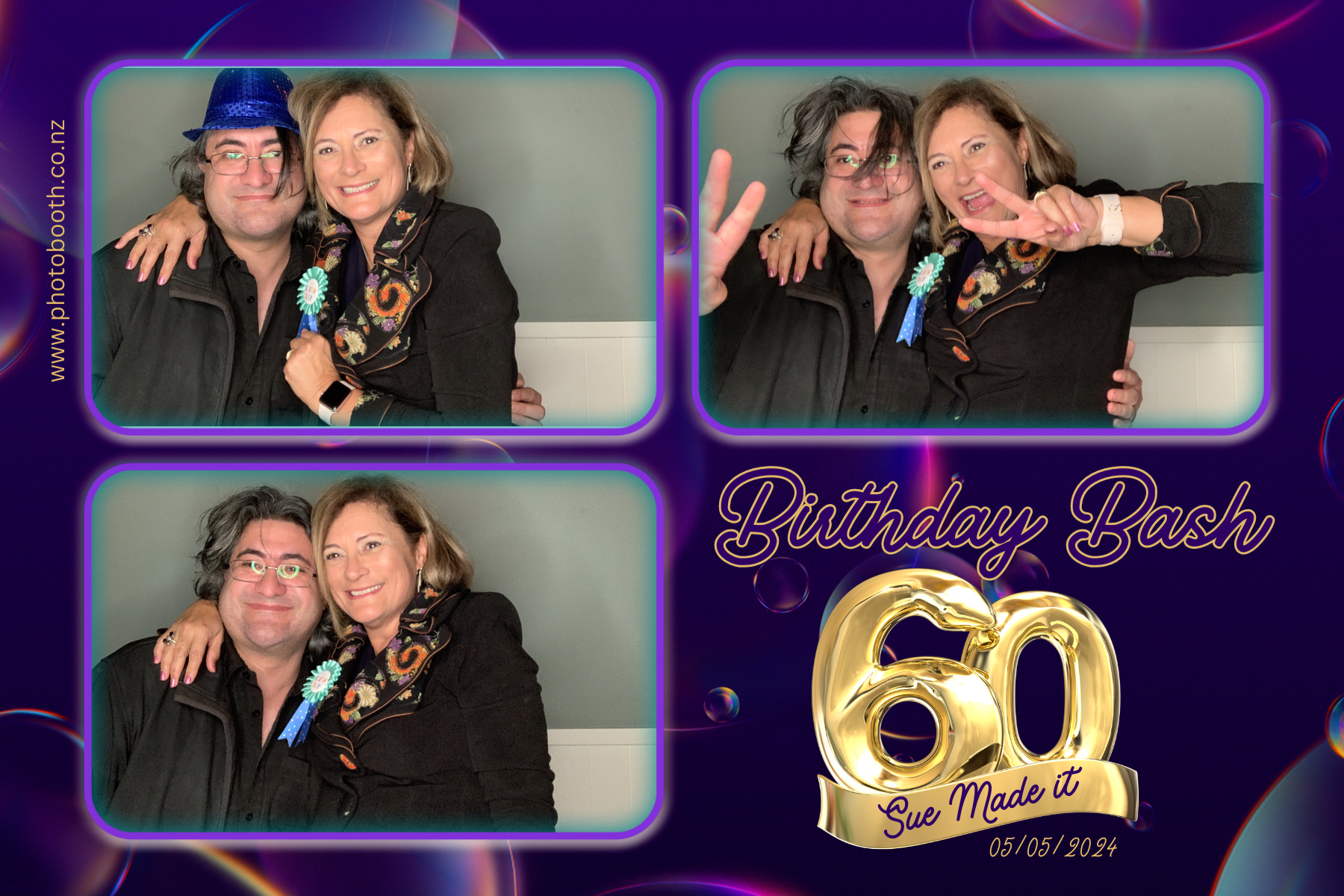 Sue's 60th | View more photos from the event at gallery.photobooth.co.nz/u/SelfieCentral/Sues-60th