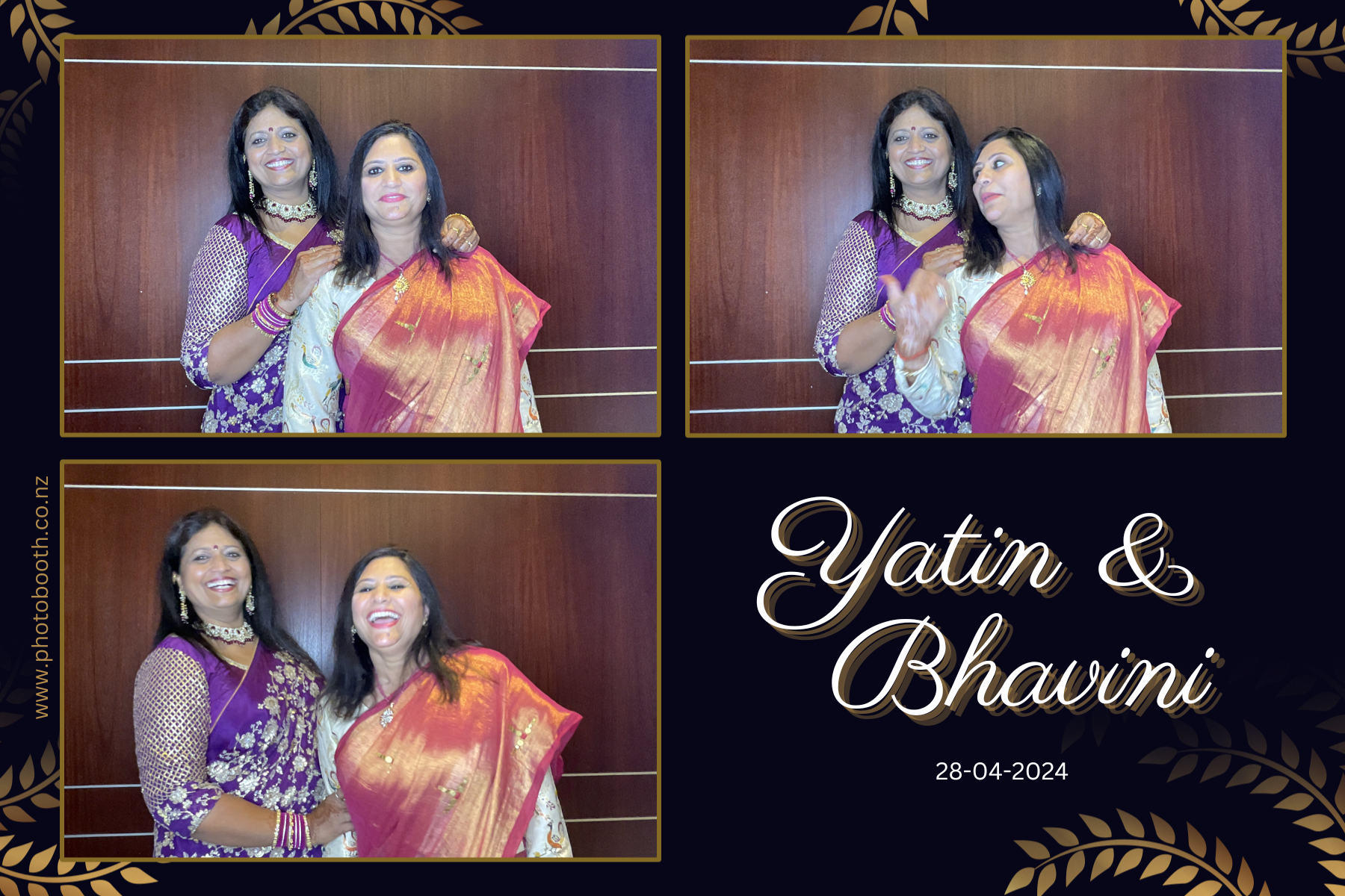 Yatin & Bhavini's Wedding | View more photos from the event at gallery.photobooth.co.nz/u/SelfieCentral/Yatin-Bhavinis-Wedding