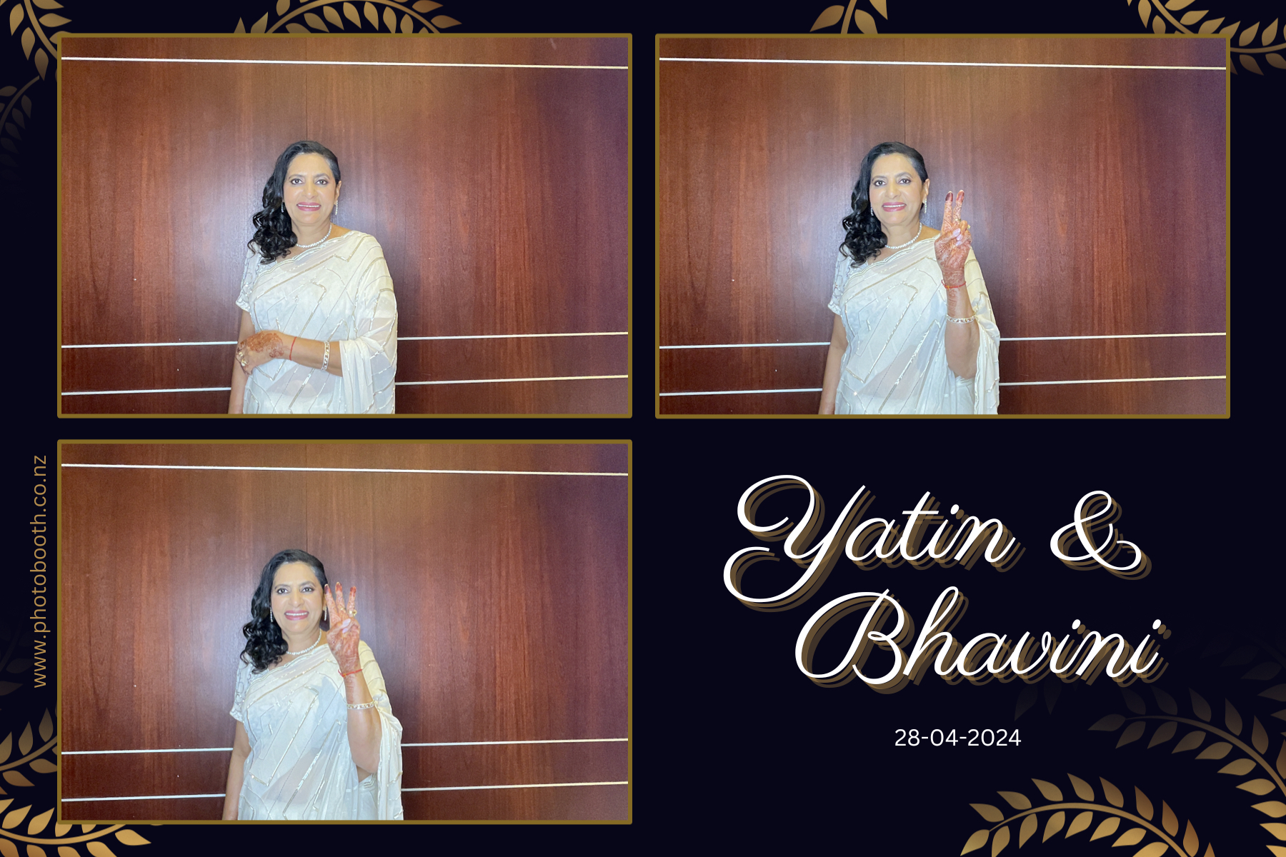 Yatin & Bhavini's Wedding | View more photos from the event at gallery.photobooth.co.nz/u/SelfieCentral/Yatin-Bhavinis-Wedding