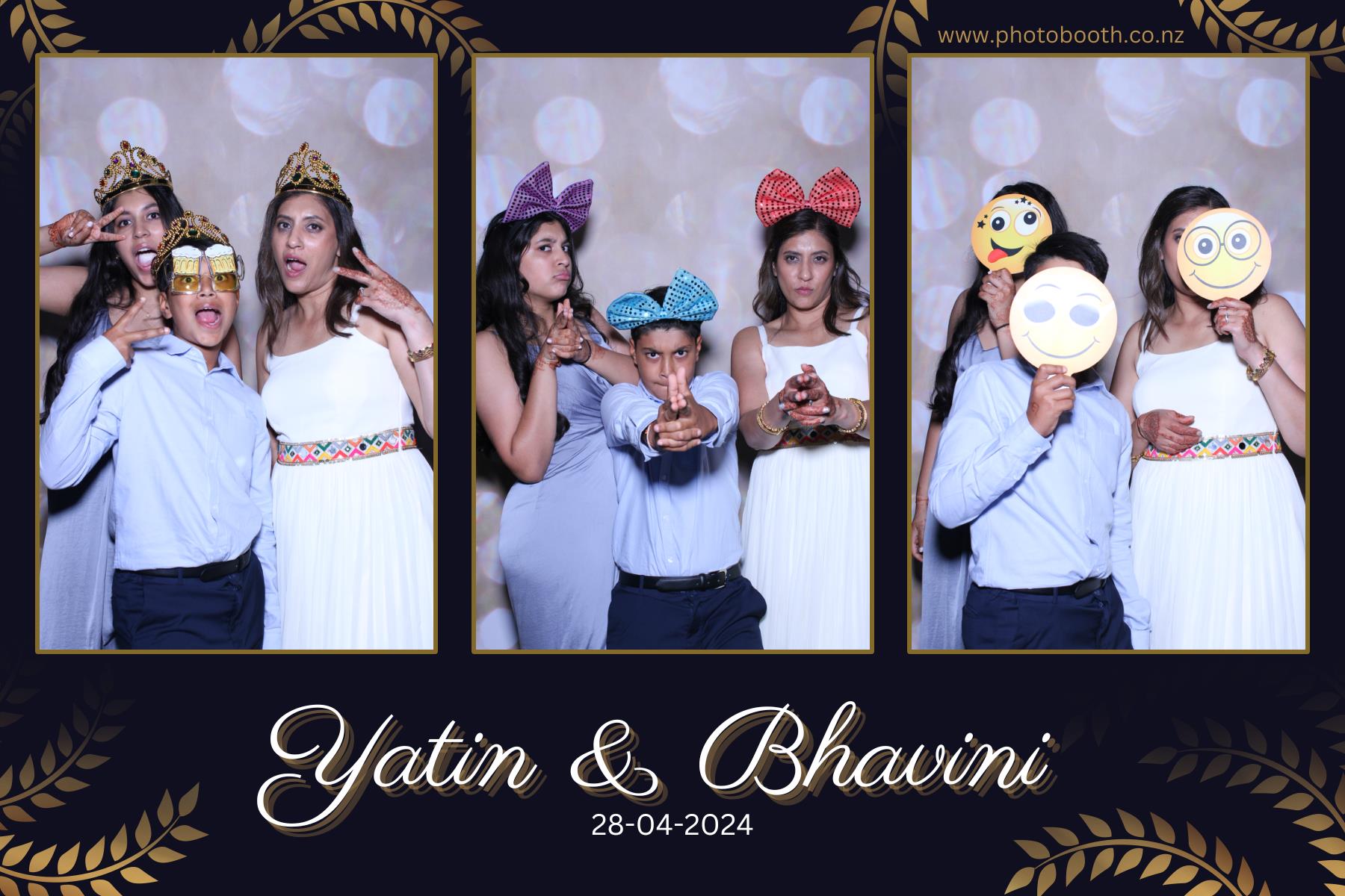 Yatin & Bhavini's Wedding | View more photos from the event at gallery.photobooth.co.nz/u/SelfieCentral/Yatin-Bhavinis-Wedding