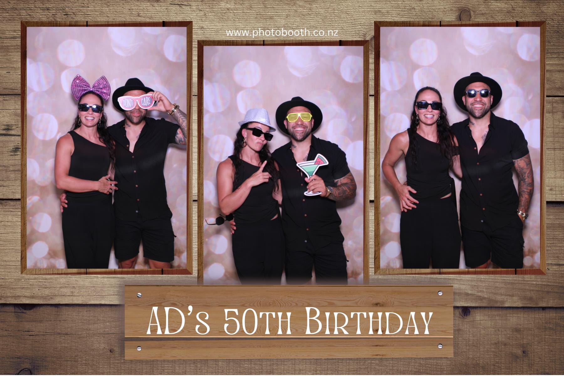 AD's 50th Birthday | View more photos from the event at gallery.photobooth.co.nz/u/SelfieCentral/ADs-50th-Birthday