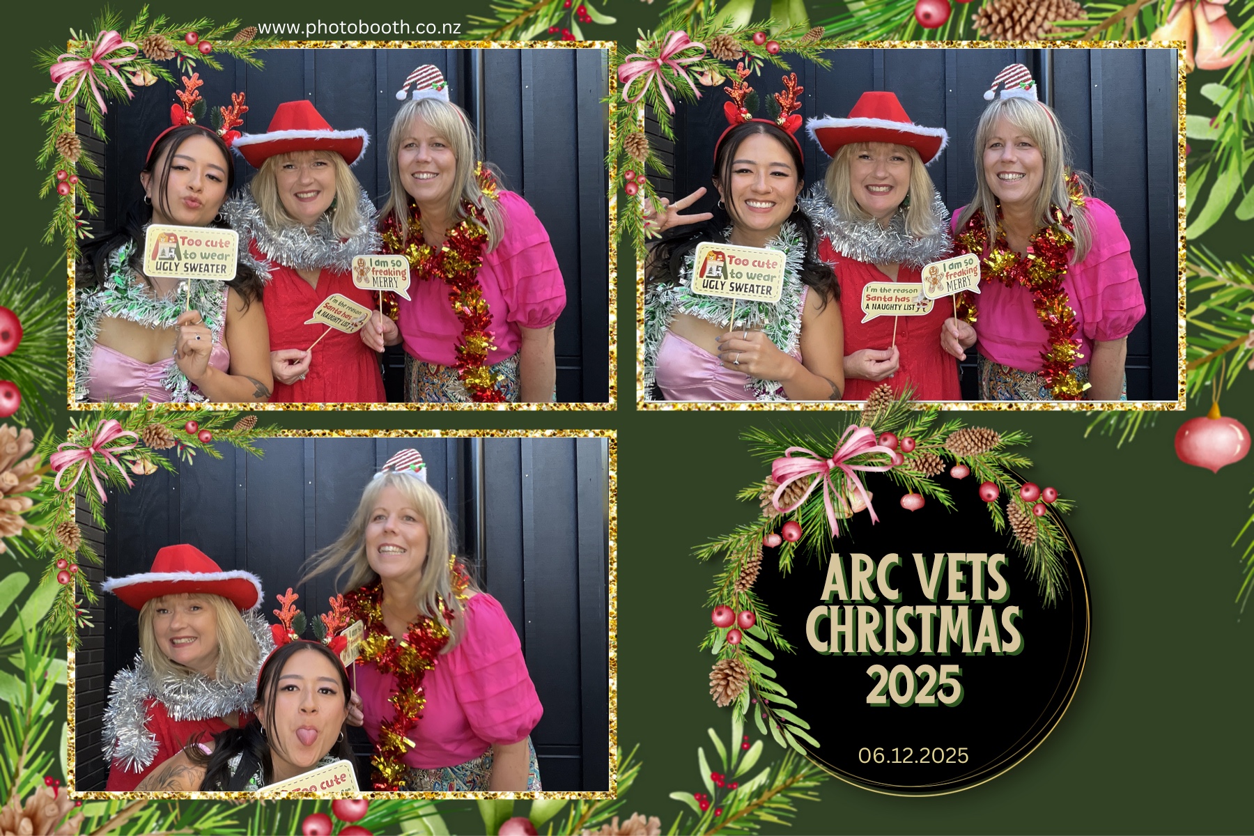 ARC Vets Xmas Party | View more photos from the event at gallery.photobooth.co.nz/u/SelfieCentral/ARC-Vets-Xmas-Party