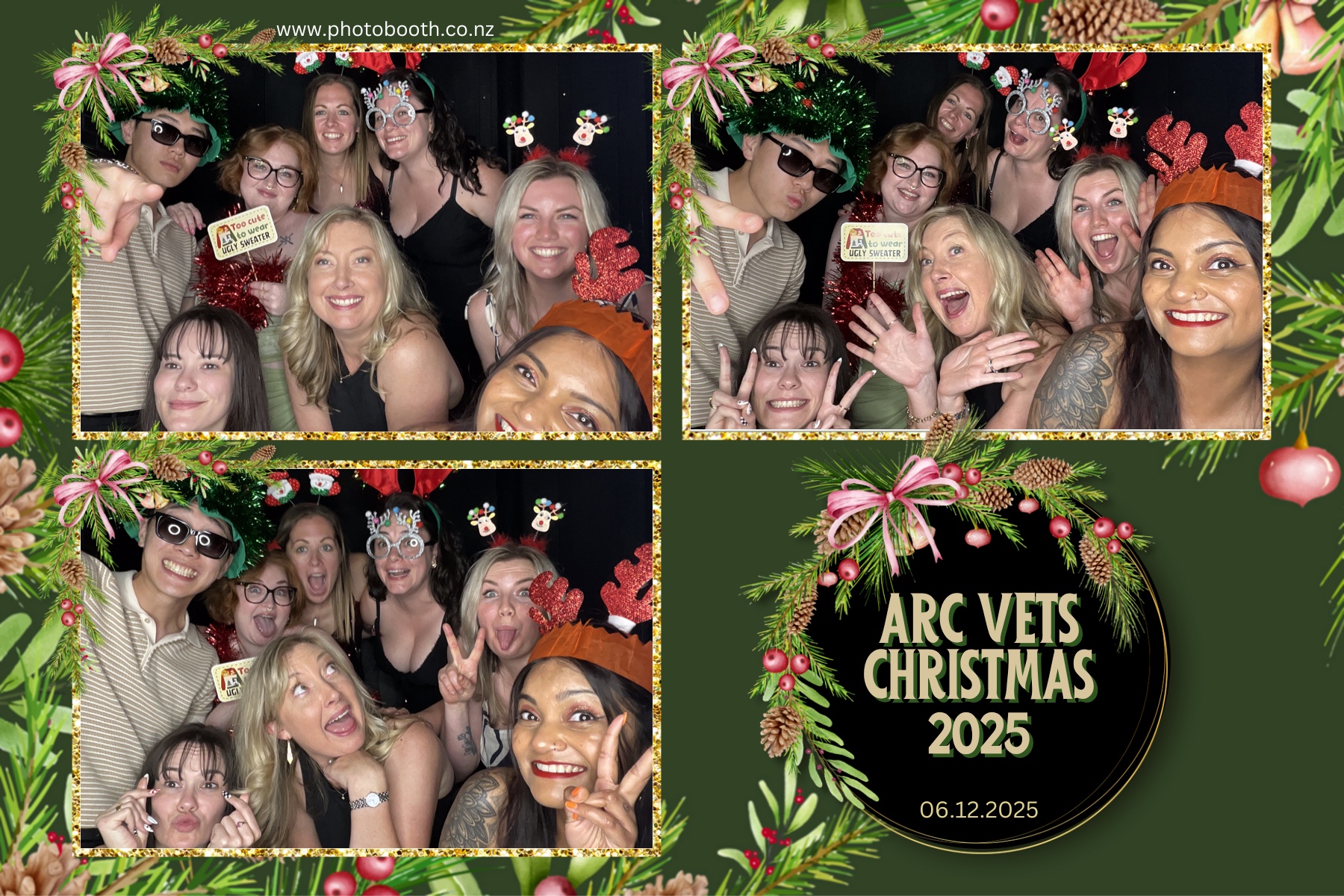 ARC Vets Xmas Party | View more photos from the event at gallery.photobooth.co.nz/u/SelfieCentral/ARC-Vets-Xmas-Party