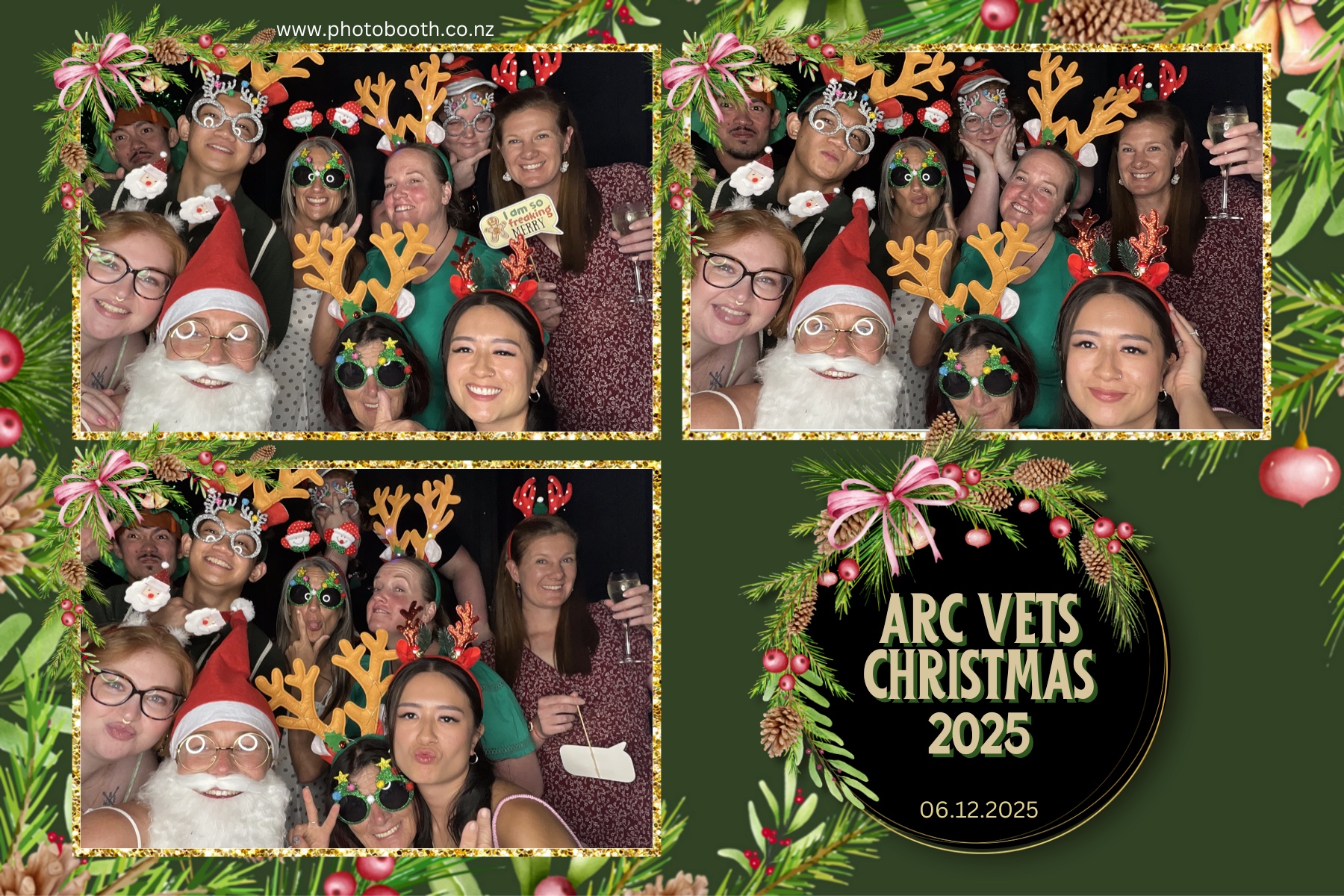 ARC Vets Xmas Party | View more photos from the event at gallery.photobooth.co.nz/u/SelfieCentral/ARC-Vets-Xmas-Party