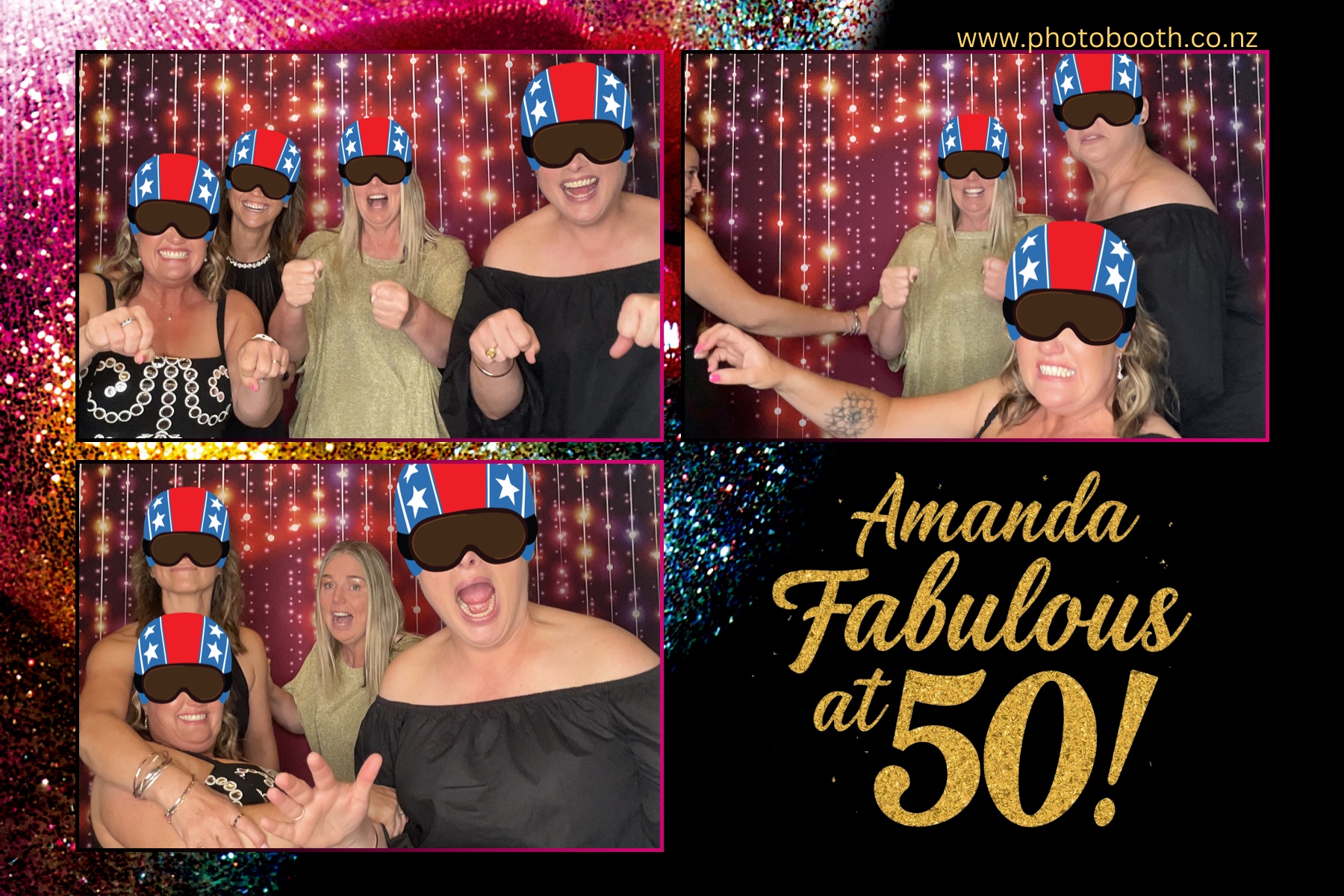 Amanda's 50th | View more photos from the event at gallery.photobooth.co.nz/u/SelfieCentral/Amandas-50th
