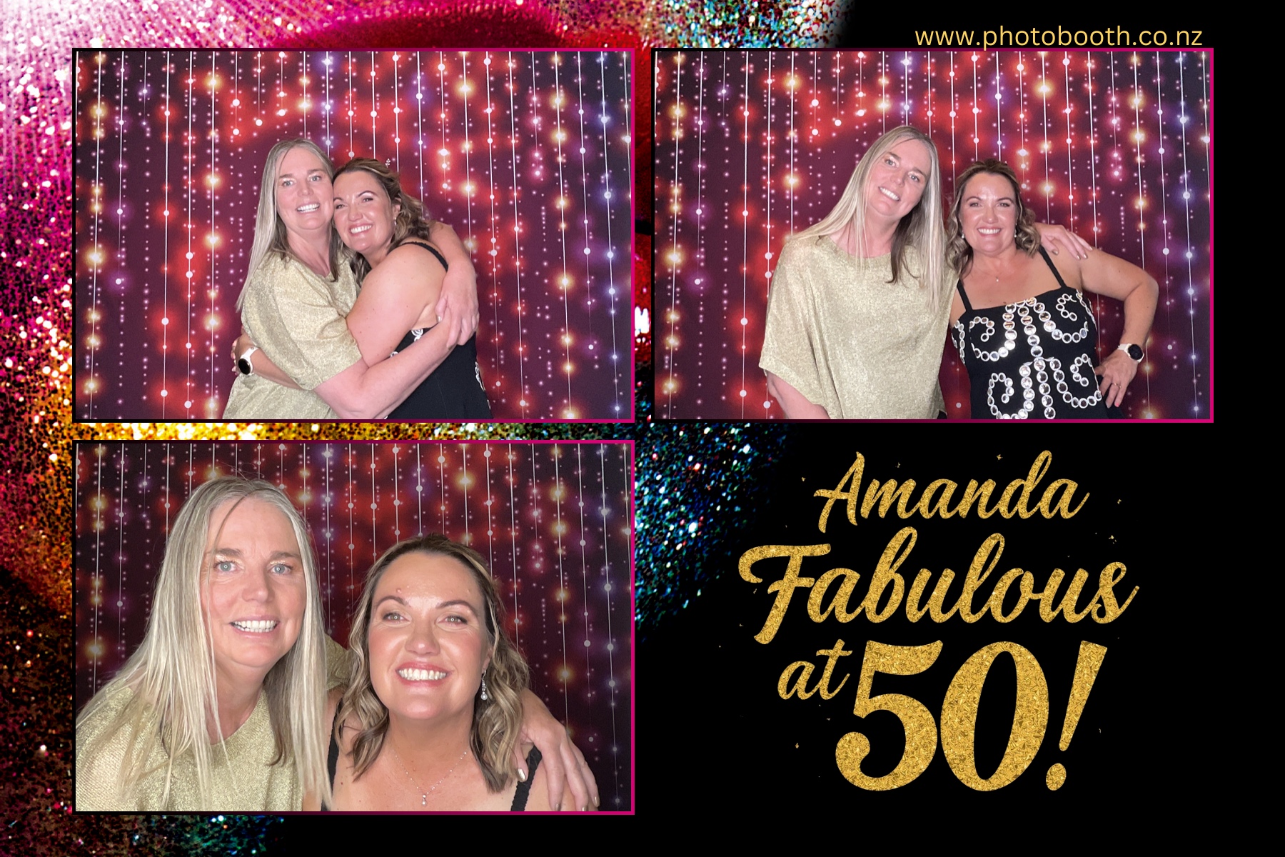 Amanda's 50th | View more photos from the event at gallery.photobooth.co.nz/u/SelfieCentral/Amandas-50th