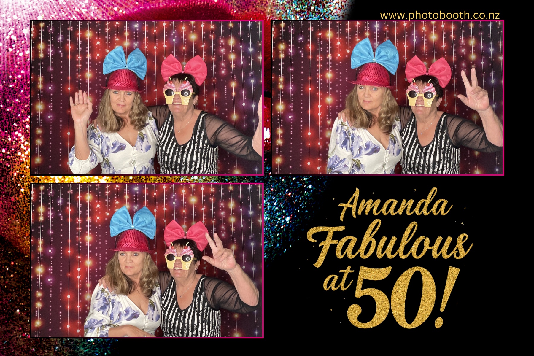 Amanda's 50th | View more photos from the event at gallery.photobooth.co.nz/u/SelfieCentral/Amandas-50th