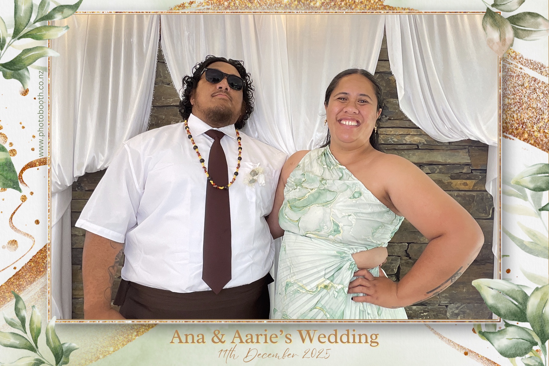 Ana & Arrie's Wedding | View more photos from the event at gallery.photobooth.co.nz/u/SelfieCentral/Ana-Arries-Wedding