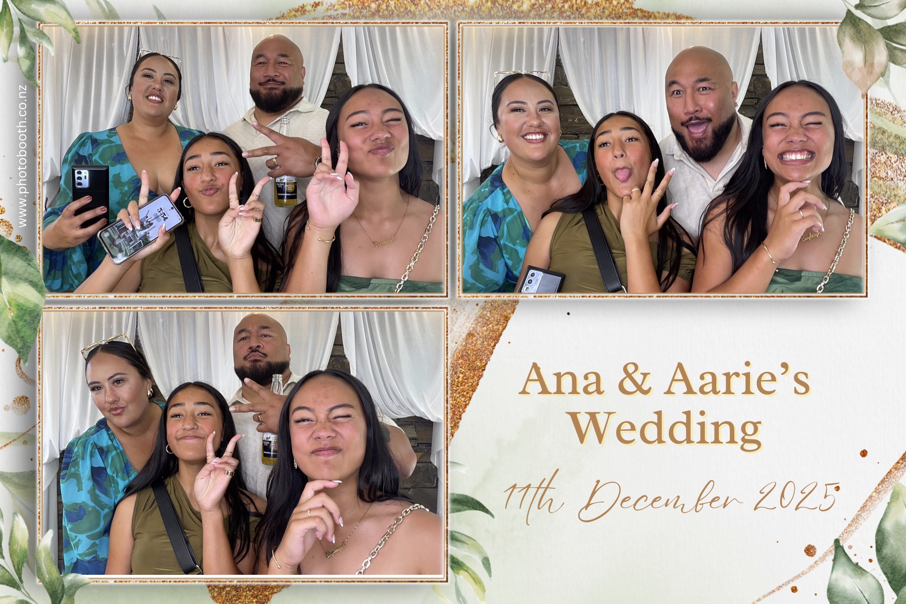 Ana & Arrie's Wedding | View more photos from the event at gallery.photobooth.co.nz/u/SelfieCentral/Ana-Arries-Wedding