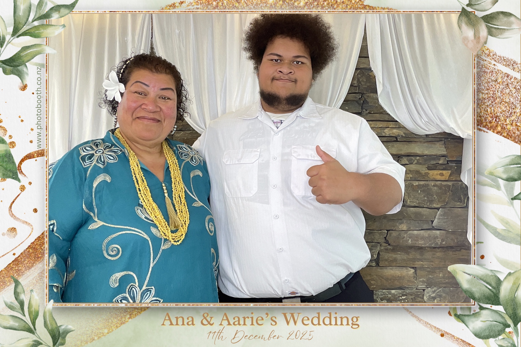 Ana & Arrie's Wedding | View more photos from the event at gallery.photobooth.co.nz/u/SelfieCentral/Ana-Arries-Wedding