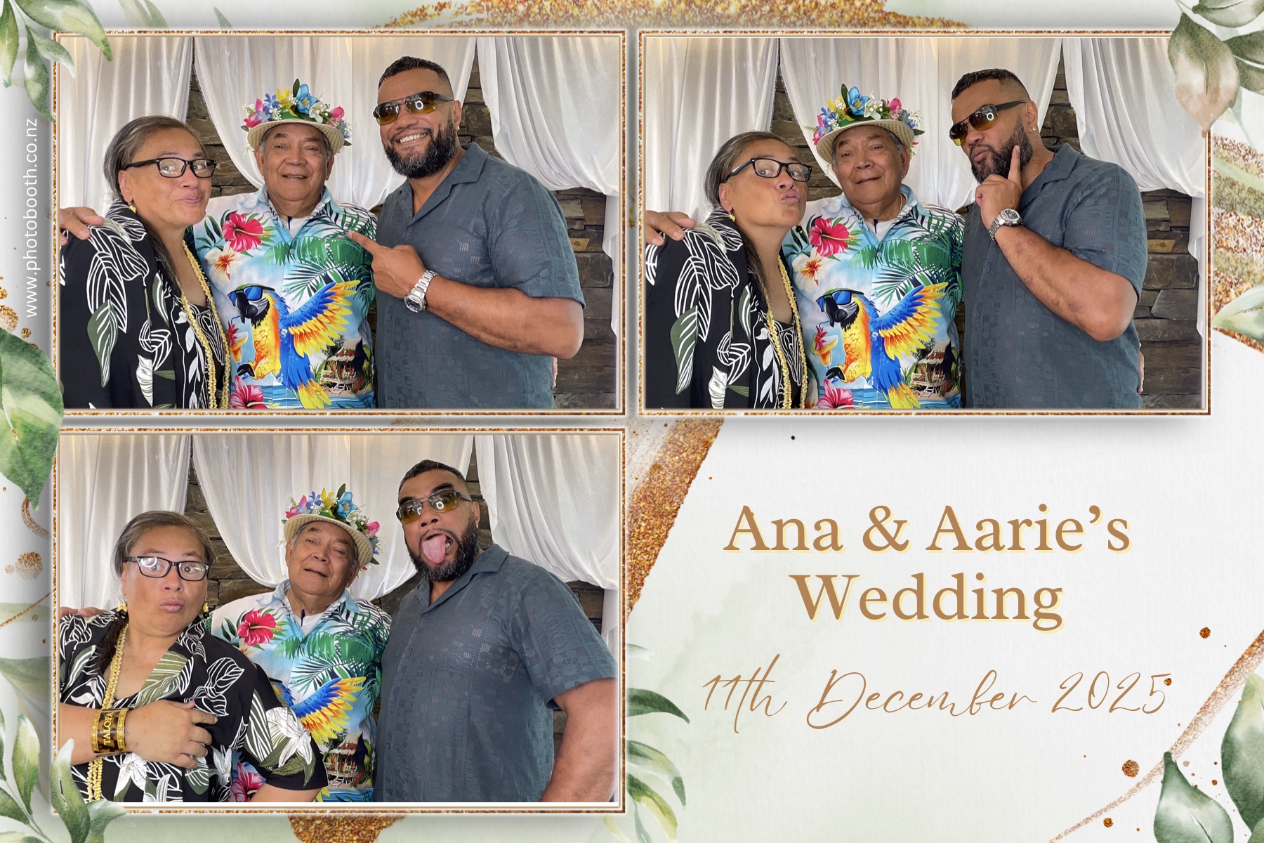 Ana & Arrie's Wedding | View more photos from the event at gallery.photobooth.co.nz/u/SelfieCentral/Ana-Arries-Wedding