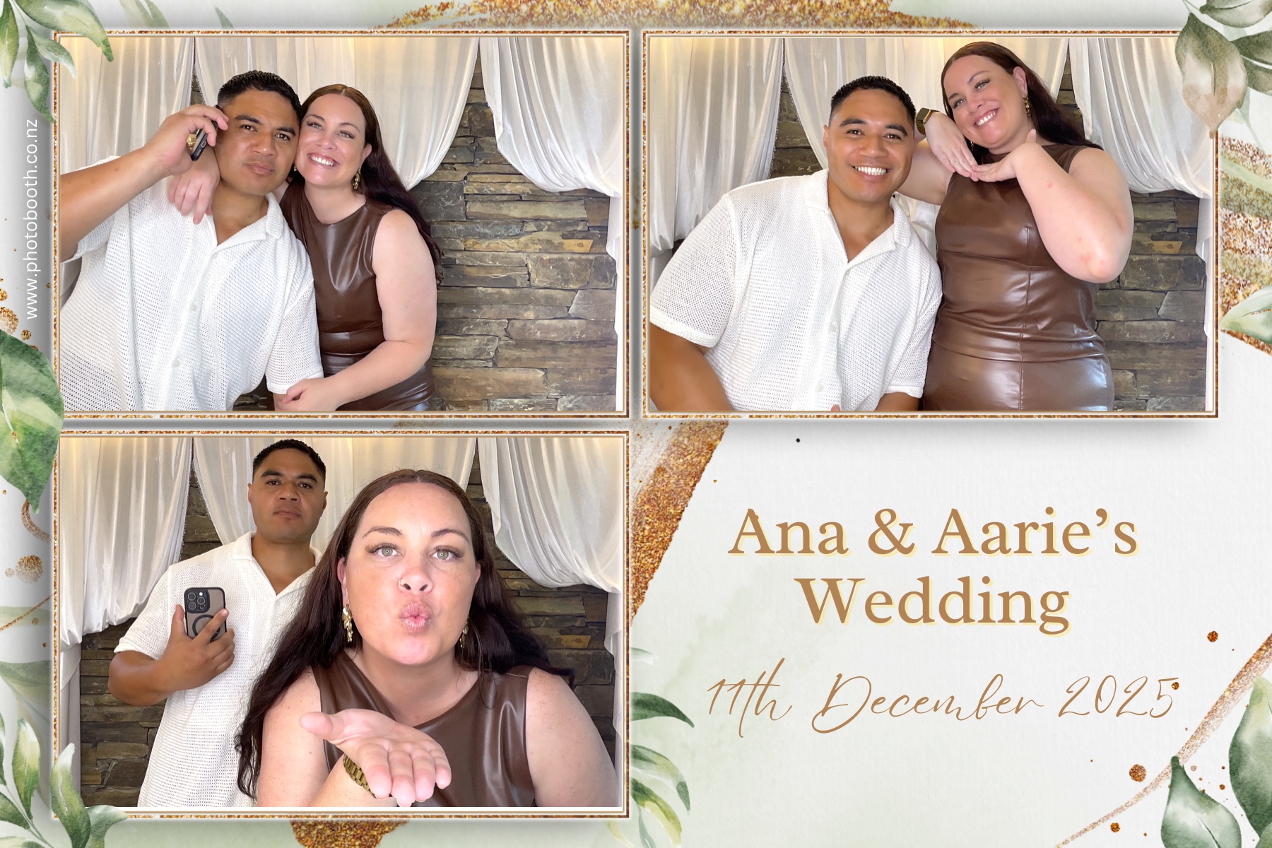 Ana & Arrie's Wedding | View more photos from the event at gallery.photobooth.co.nz/u/SelfieCentral/Ana-Arries-Wedding