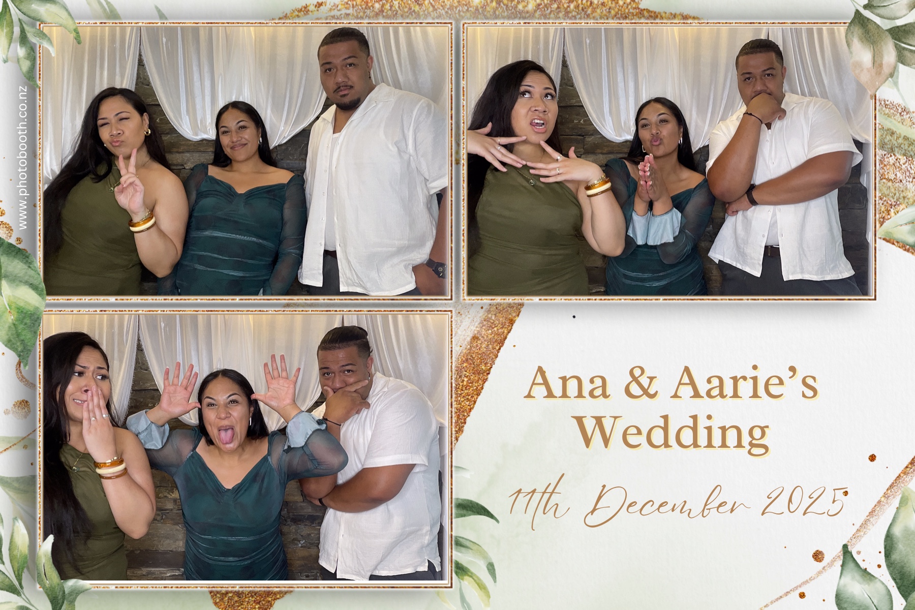 Ana & Arrie's Wedding | View more photos from the event at gallery.photobooth.co.nz/u/SelfieCentral/Ana-Arries-Wedding