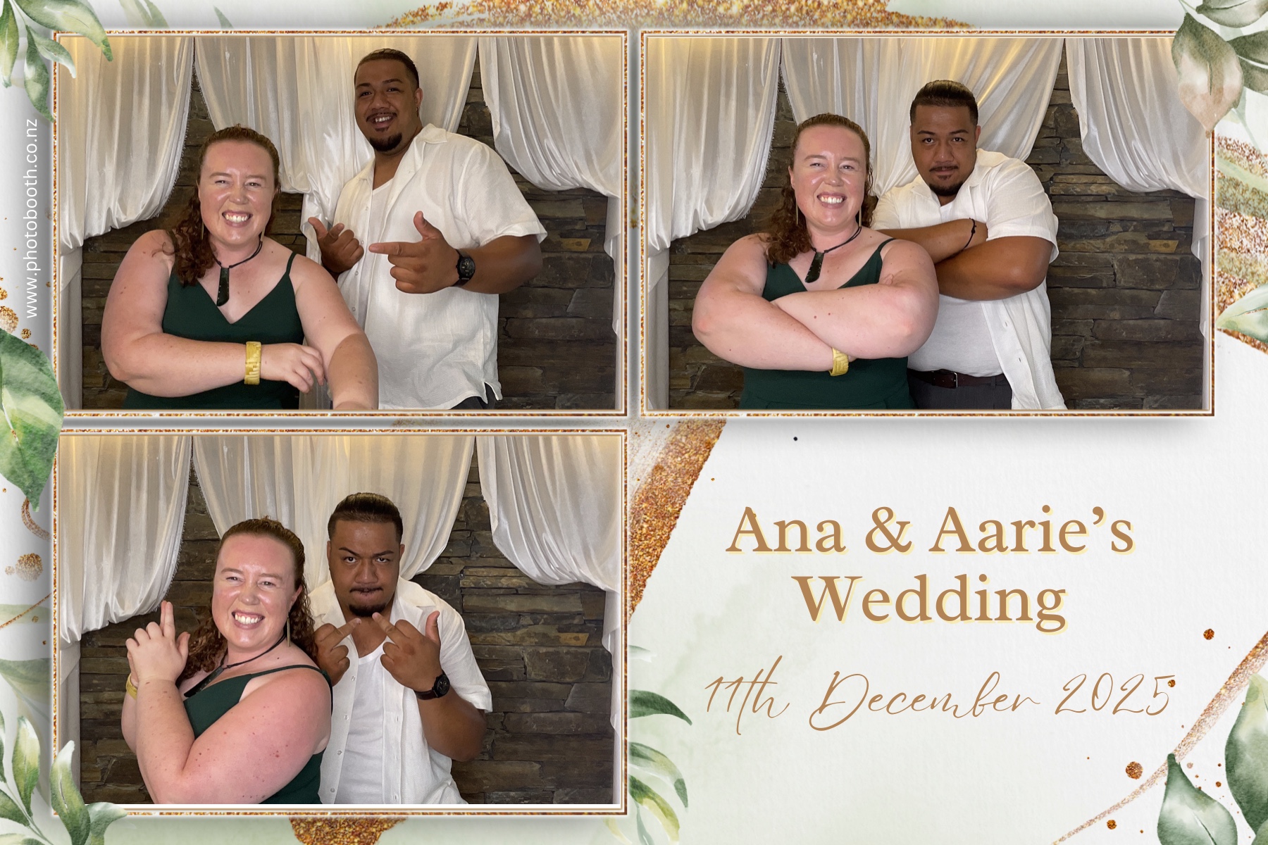 Ana & Arrie's Wedding | View more photos from the event at gallery.photobooth.co.nz/u/SelfieCentral/Ana-Arries-Wedding