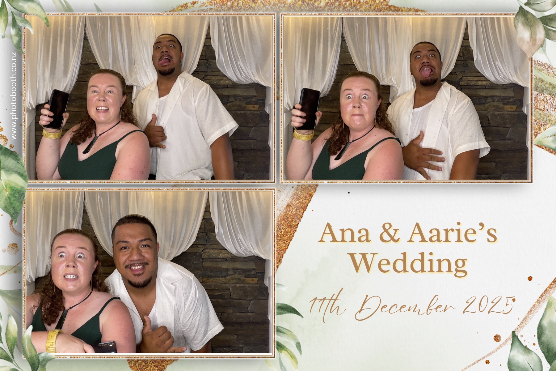 Ana & Arrie's Wedding | View more photos from the event at gallery.photobooth.co.nz/u/SelfieCentral/Ana-Arries-Wedding