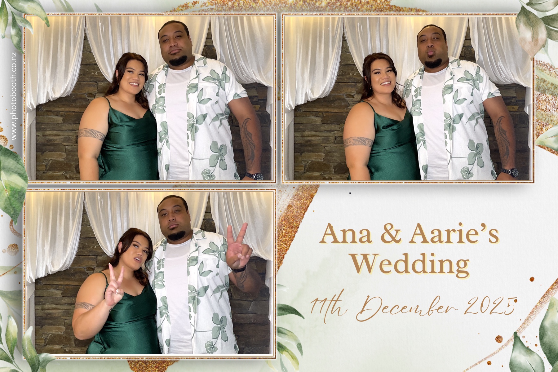 Ana & Arrie's Wedding | View more photos from the event at gallery.photobooth.co.nz/u/SelfieCentral/Ana-Arries-Wedding