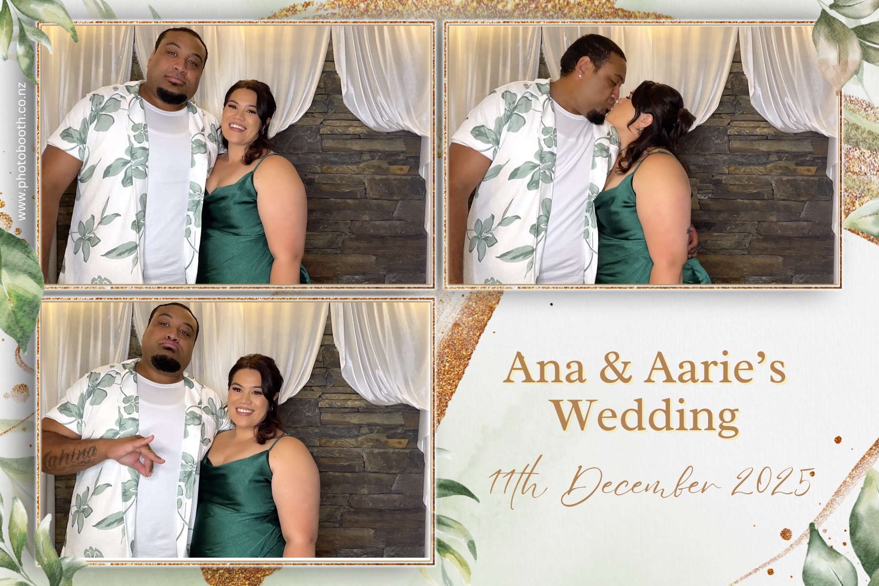 Ana & Arrie's Wedding | View more photos from the event at gallery.photobooth.co.nz/u/SelfieCentral/Ana-Arries-Wedding