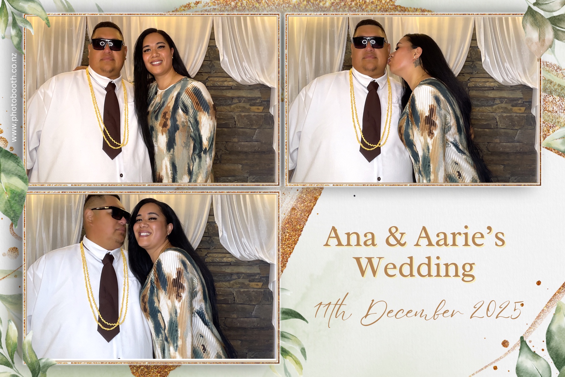 Ana & Arrie's Wedding | View more photos from the event at gallery.photobooth.co.nz/u/SelfieCentral/Ana-Arries-Wedding