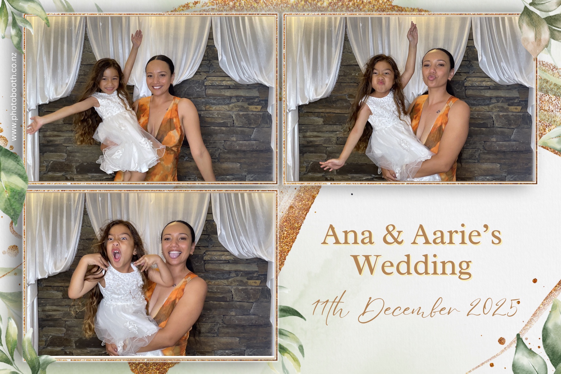 Ana & Arrie's Wedding | View more photos from the event at gallery.photobooth.co.nz/u/SelfieCentral/Ana-Arries-Wedding