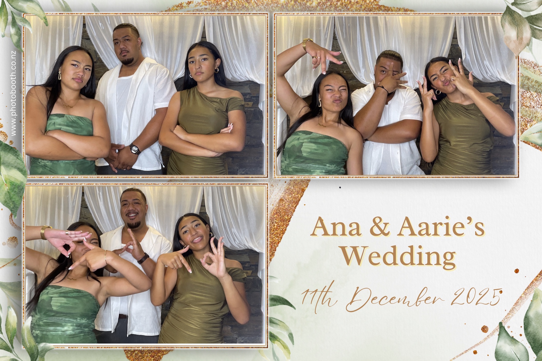 Ana & Arrie's Wedding | View more photos from the event at gallery.photobooth.co.nz/u/SelfieCentral/Ana-Arries-Wedding