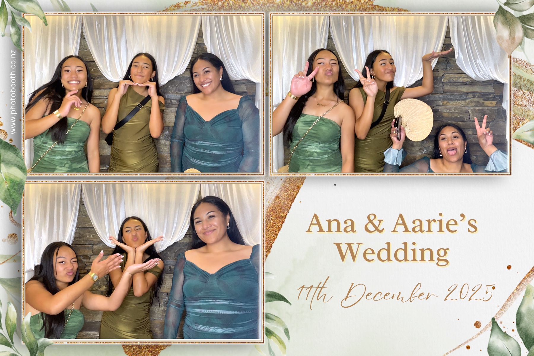 Ana & Arrie's Wedding | View more photos from the event at gallery.photobooth.co.nz/u/SelfieCentral/Ana-Arries-Wedding