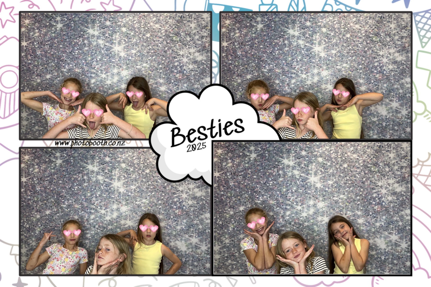 Besties | View more photos from the event at gallery.photobooth.co.nz/u/SelfieCentral/Besties
