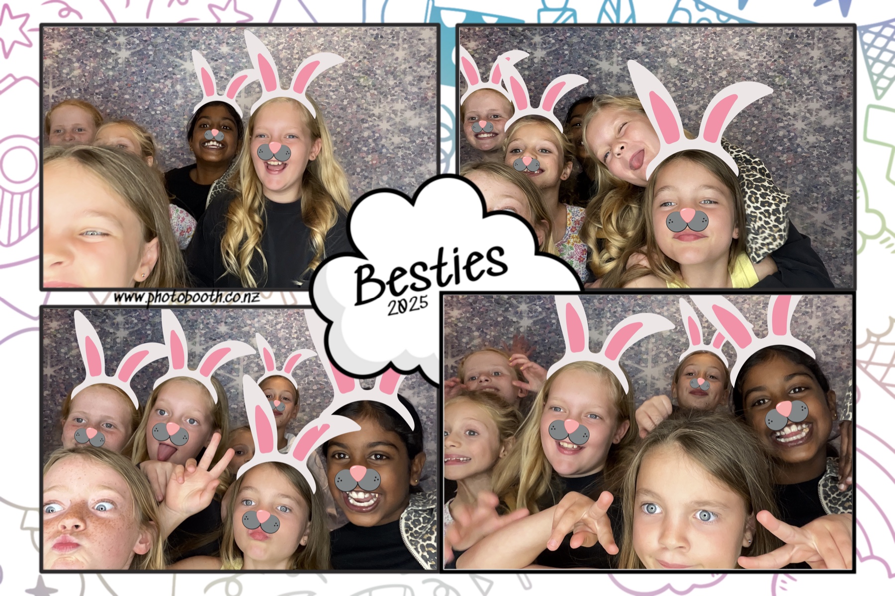 Besties | View more photos from the event at gallery.photobooth.co.nz/u/SelfieCentral/Besties