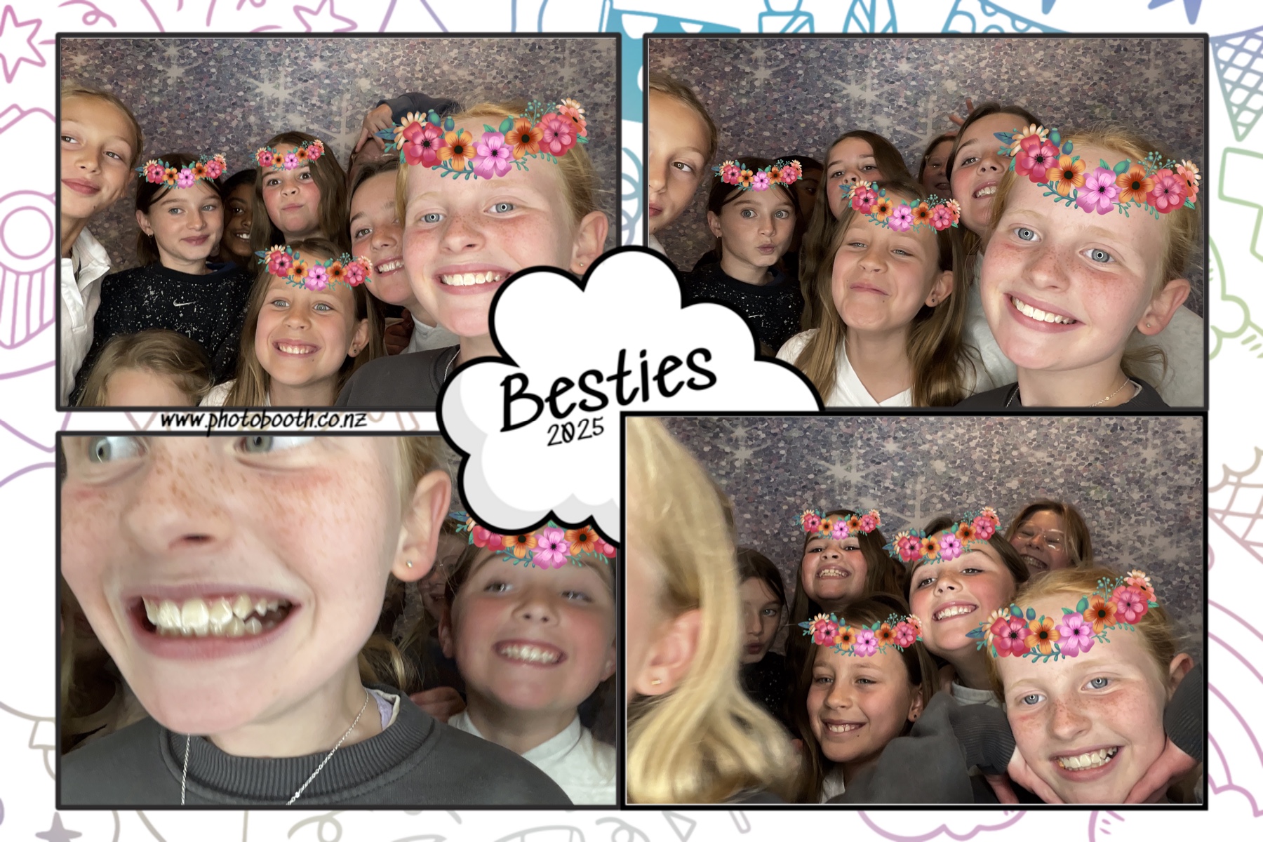 Besties | View more photos from the event at gallery.photobooth.co.nz/u/SelfieCentral/Besties