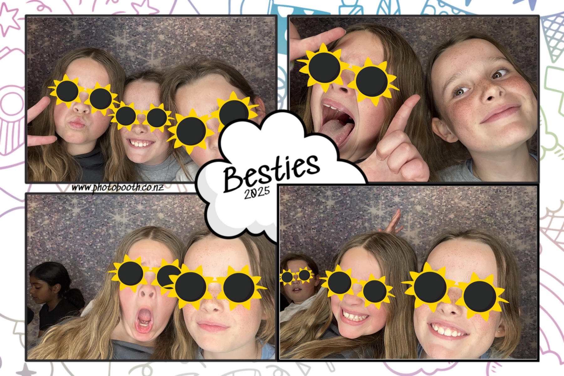 Besties | View more photos from the event at gallery.photobooth.co.nz/u/SelfieCentral/Besties