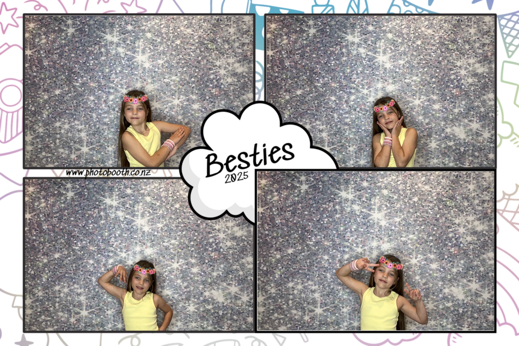 Besties | View more photos from the event at gallery.photobooth.co.nz/u/SelfieCentral/Besties