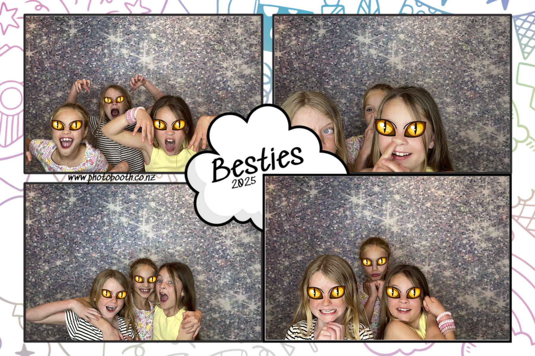 Besties | View more photos from the event at gallery.photobooth.co.nz/u/SelfieCentral/Besties