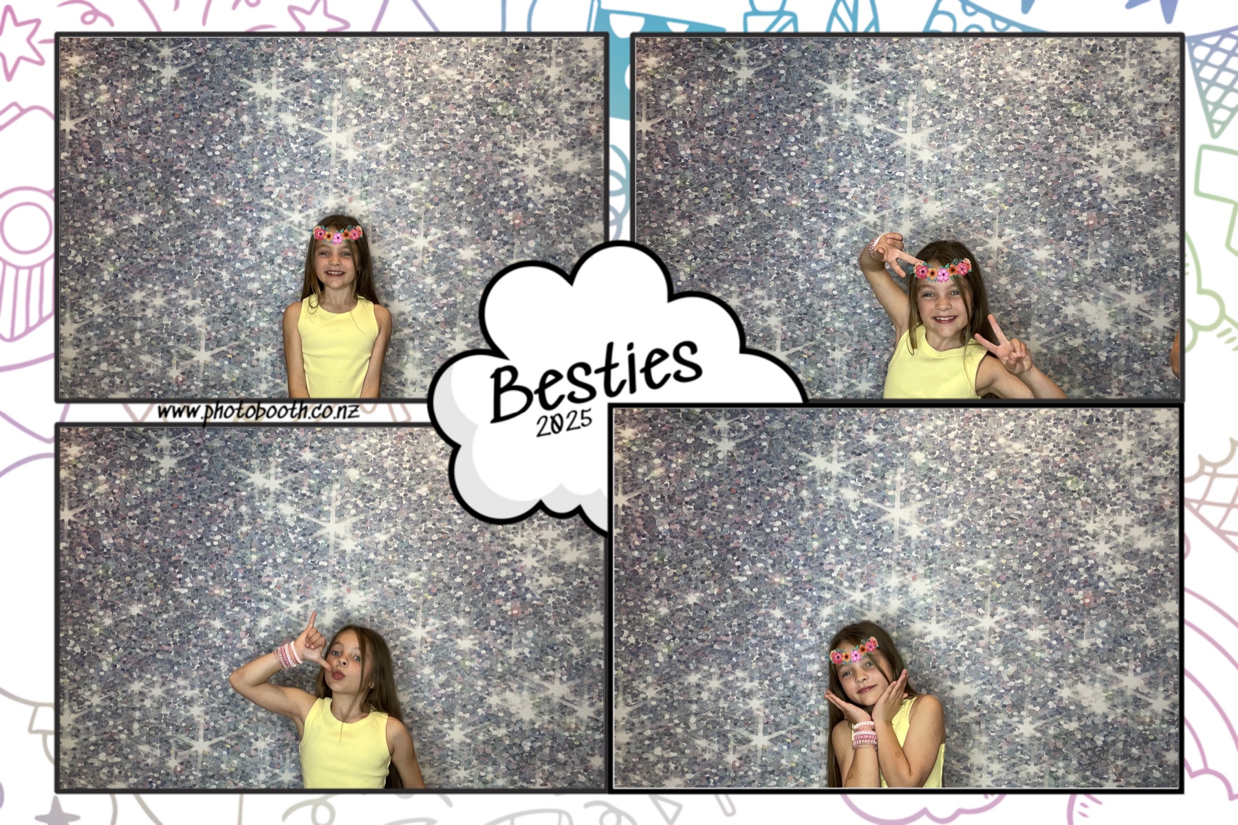 Besties | View more photos from the event at gallery.photobooth.co.nz/u/SelfieCentral/Besties