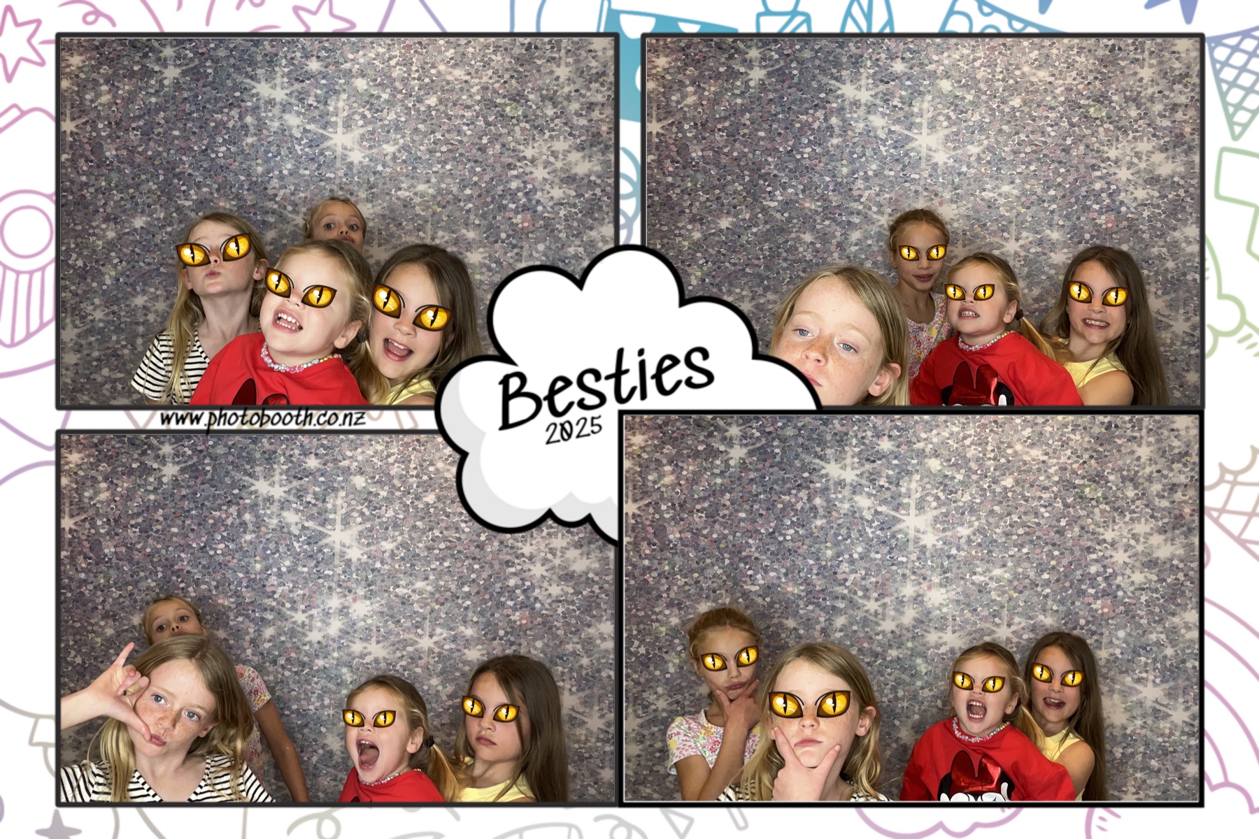 Besties | View more photos from the event at gallery.photobooth.co.nz/u/SelfieCentral/Besties