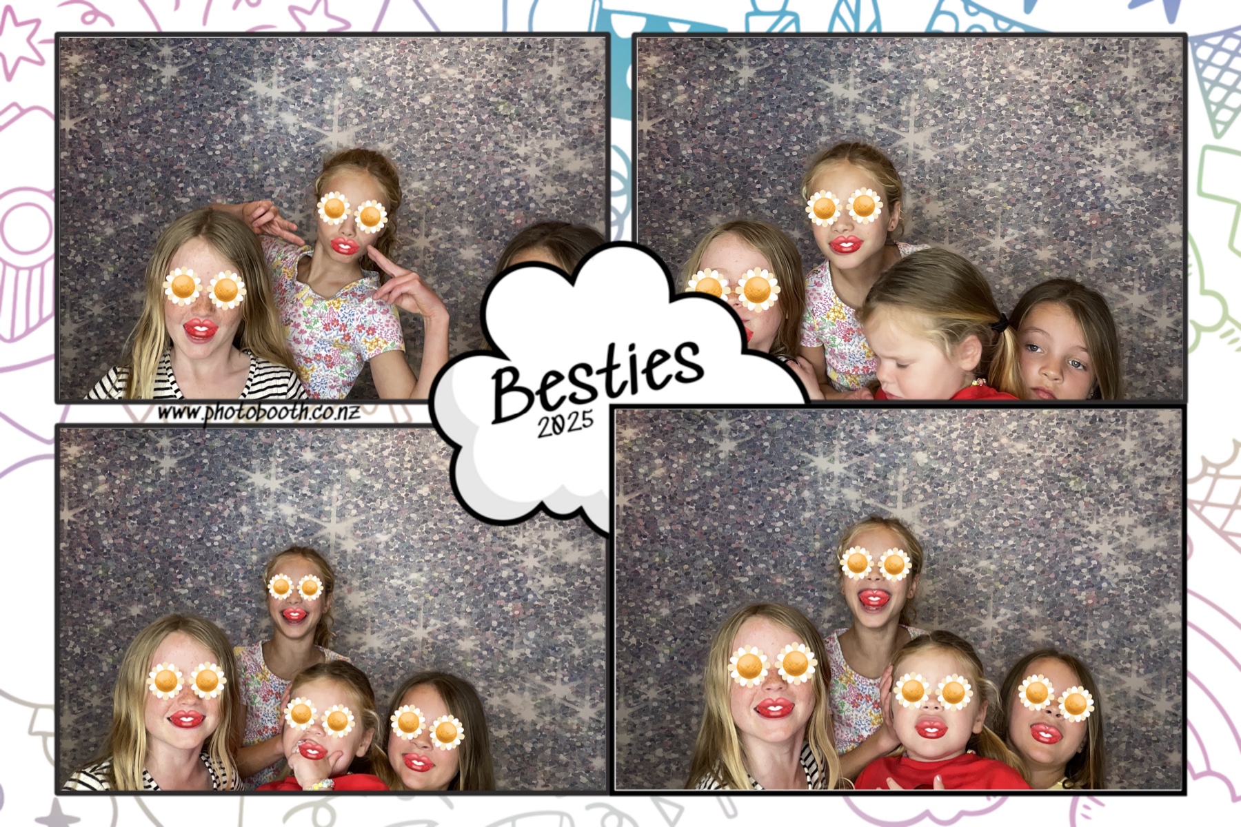 Besties | View more photos from the event at gallery.photobooth.co.nz/u/SelfieCentral/Besties