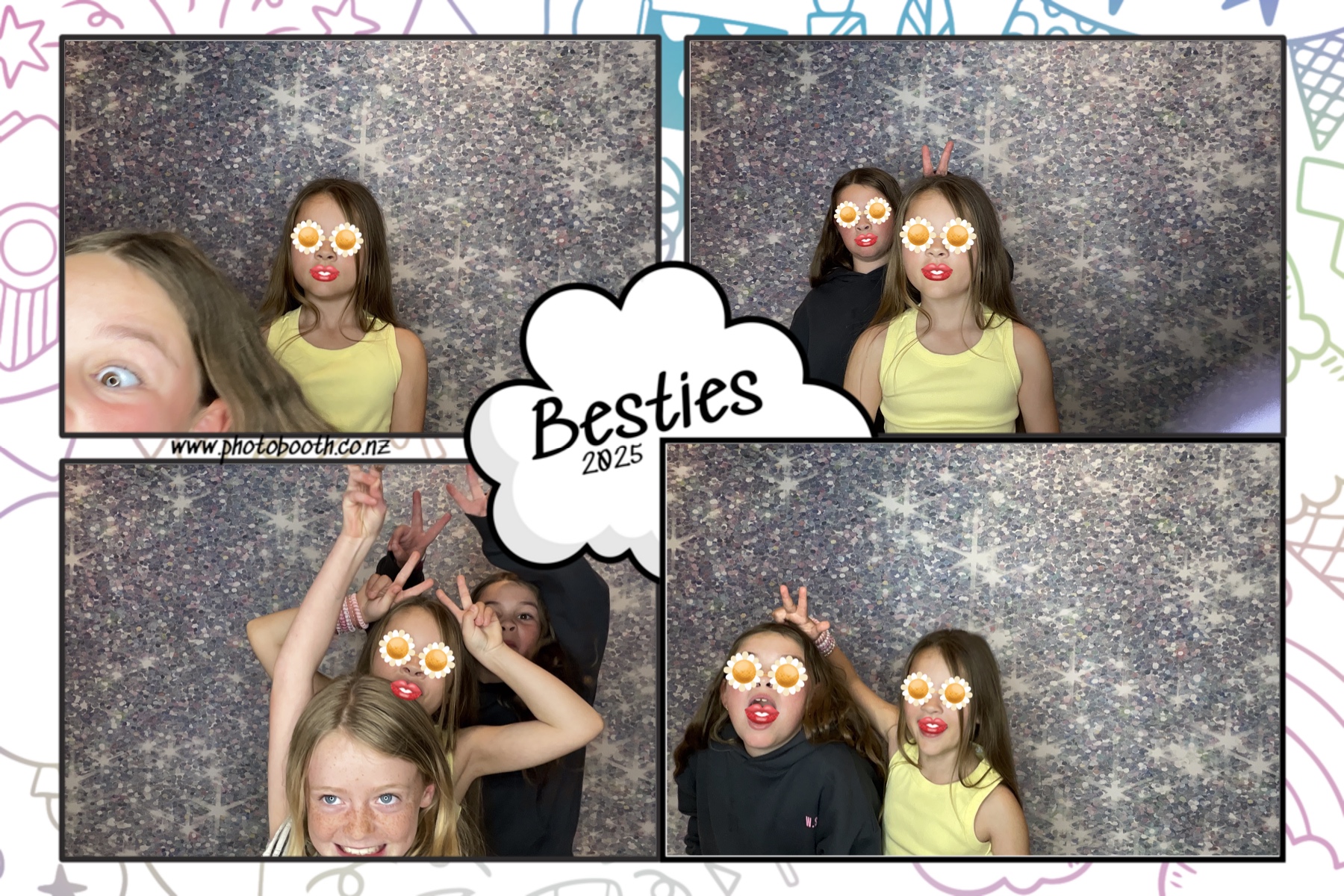 Besties | View more photos from the event at gallery.photobooth.co.nz/u/SelfieCentral/Besties