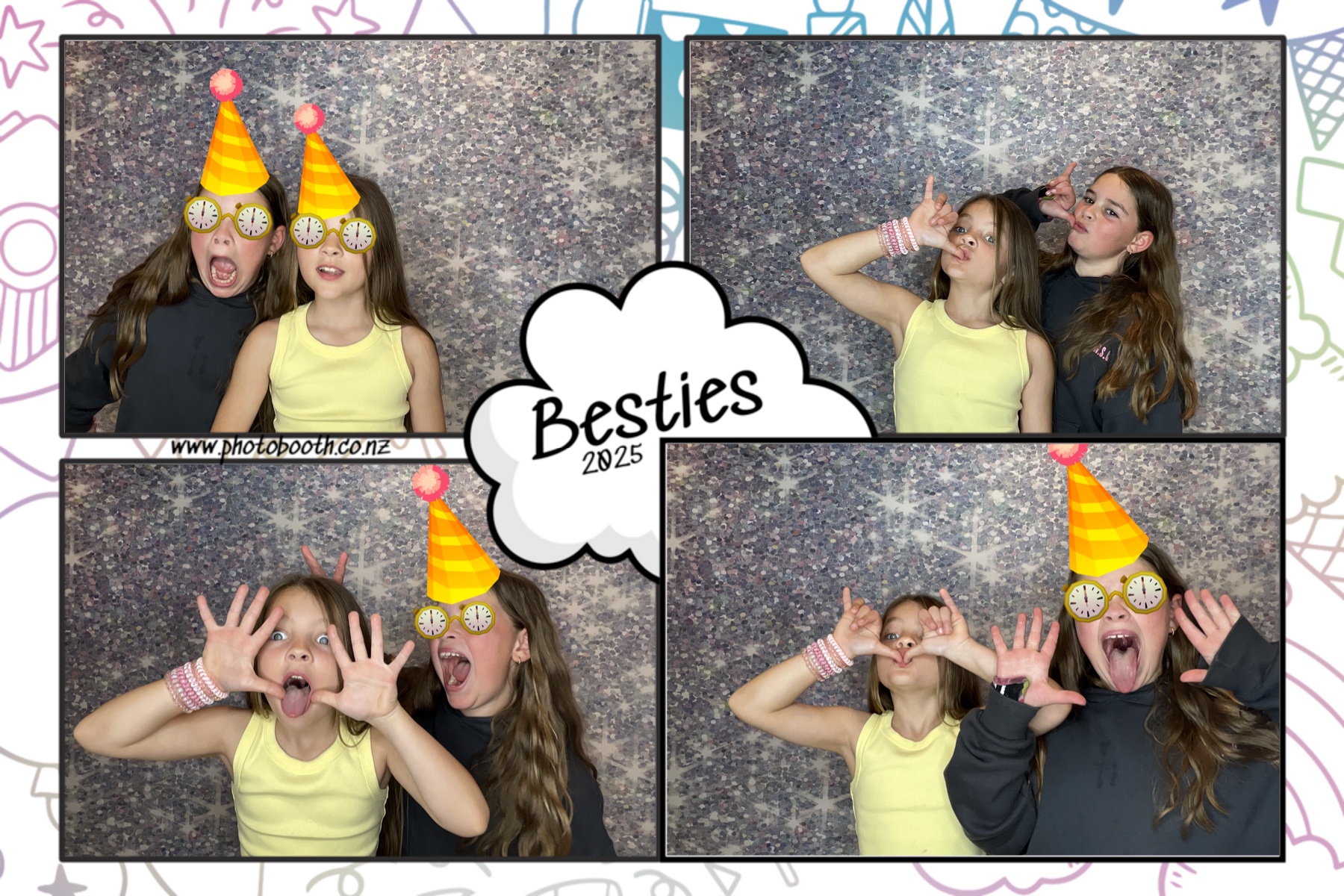 Besties | View more photos from the event at gallery.photobooth.co.nz/u/SelfieCentral/Besties
