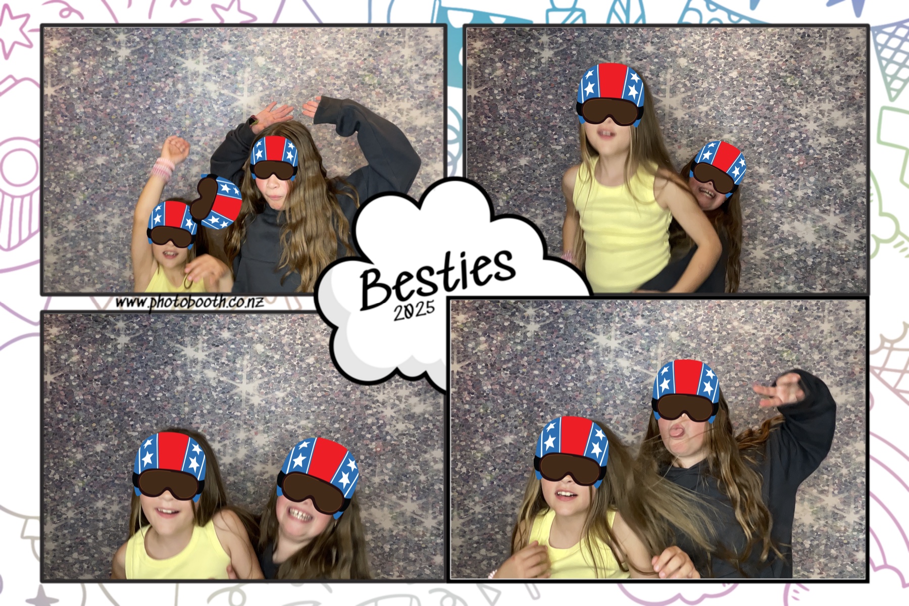 Besties | View more photos from the event at gallery.photobooth.co.nz/u/SelfieCentral/Besties