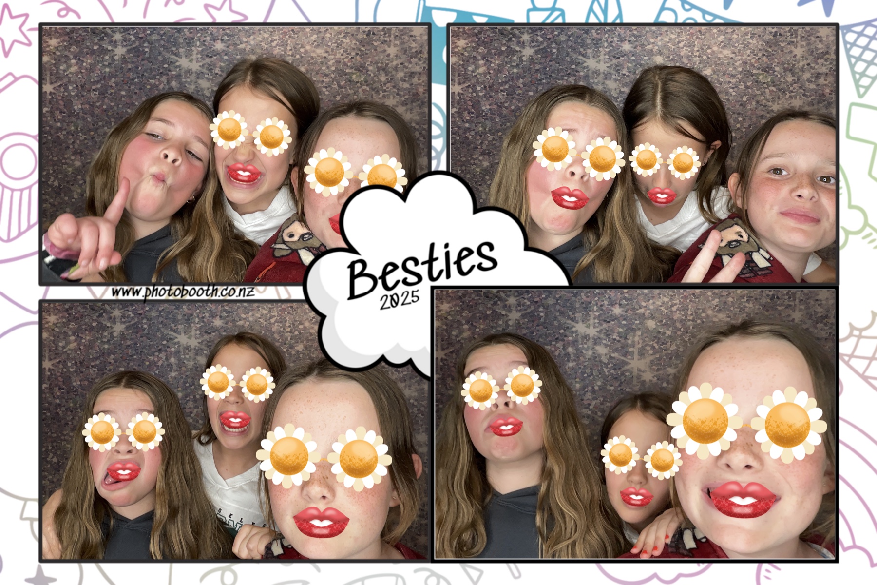 Besties | View more photos from the event at gallery.photobooth.co.nz/u/SelfieCentral/Besties