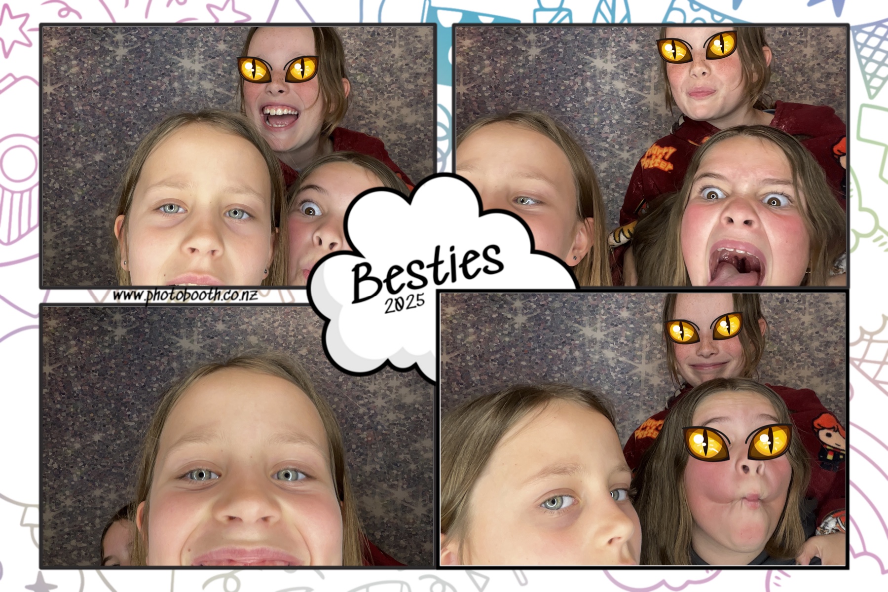 Besties | View more photos from the event at gallery.photobooth.co.nz/u/SelfieCentral/Besties