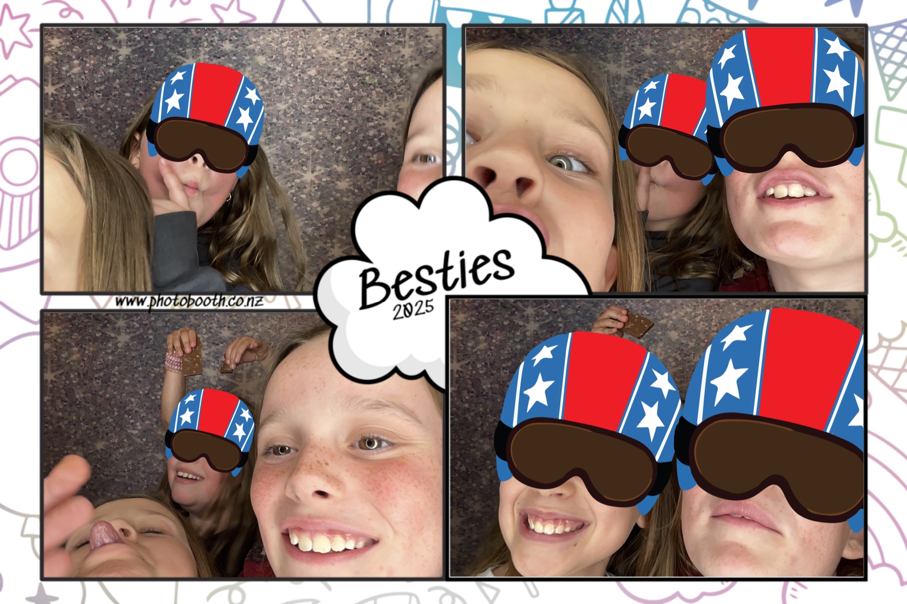 Besties | View more photos from the event at gallery.photobooth.co.nz/u/SelfieCentral/Besties