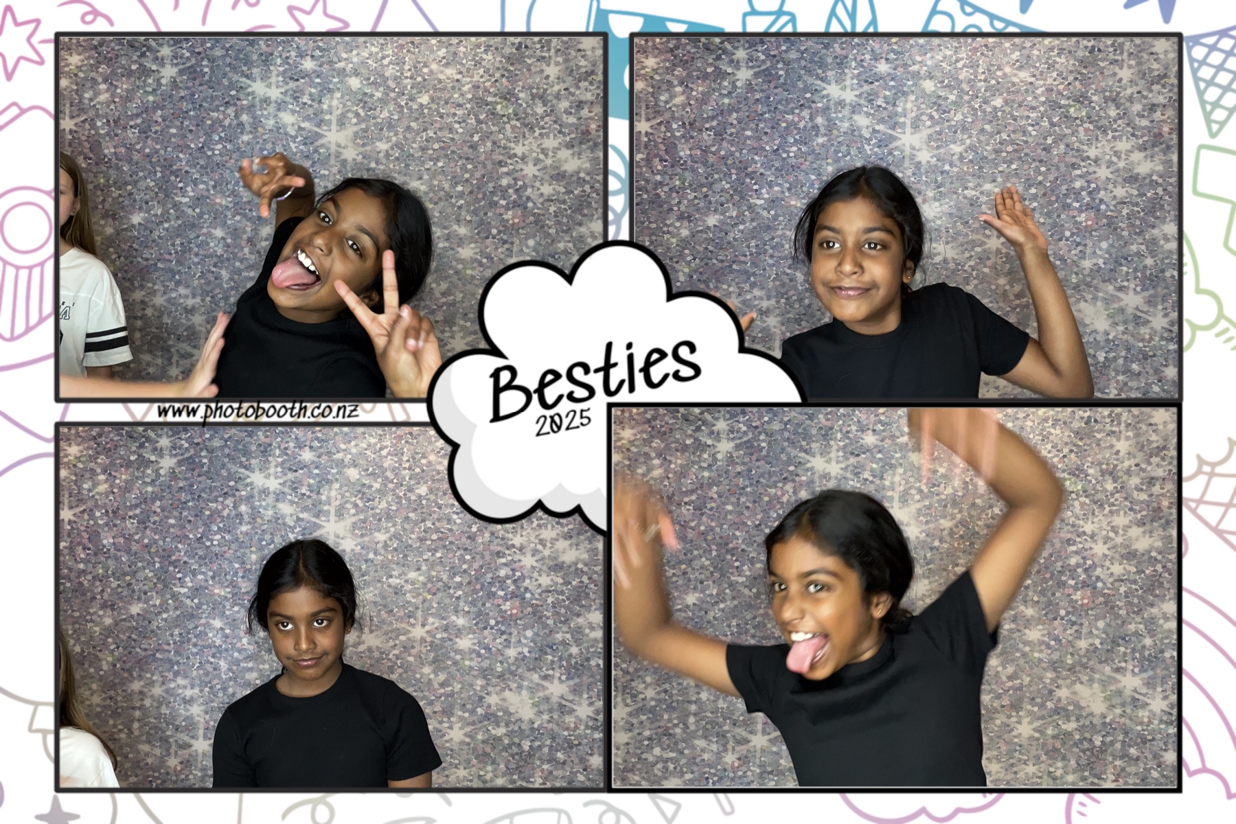 Besties | View more photos from the event at gallery.photobooth.co.nz/u/SelfieCentral/Besties
