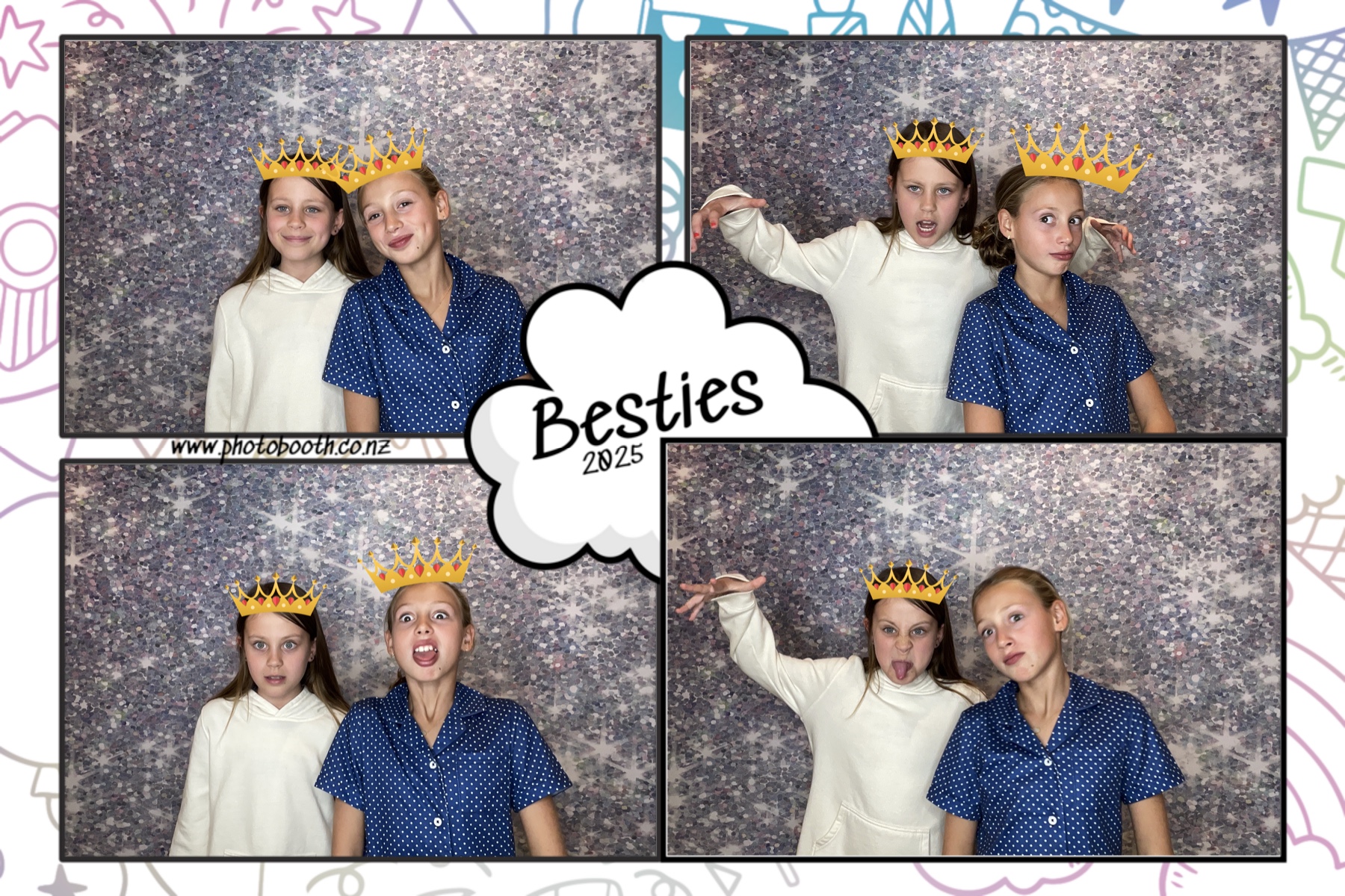 Besties | View more photos from the event at gallery.photobooth.co.nz/u/SelfieCentral/Besties