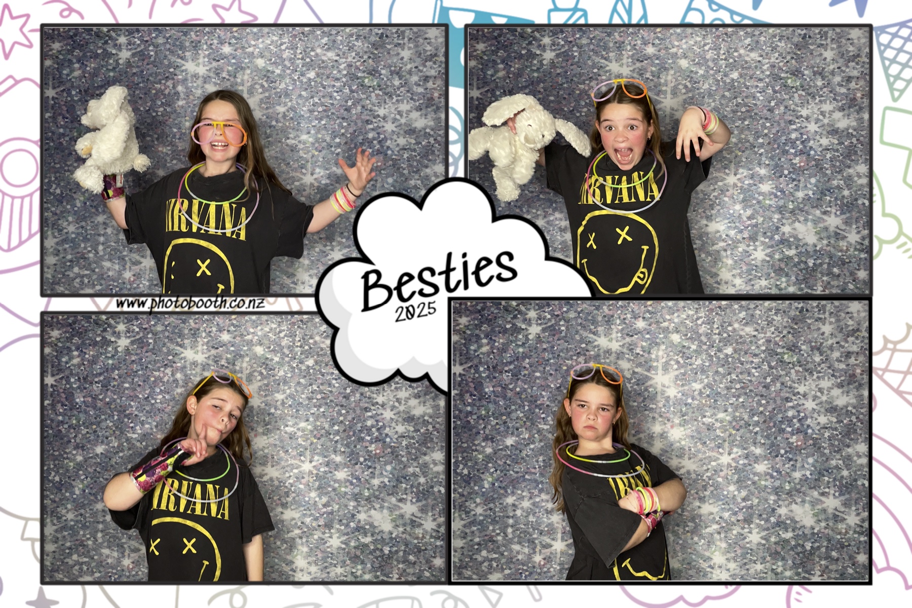 Besties | View more photos from the event at gallery.photobooth.co.nz/u/SelfieCentral/Besties
