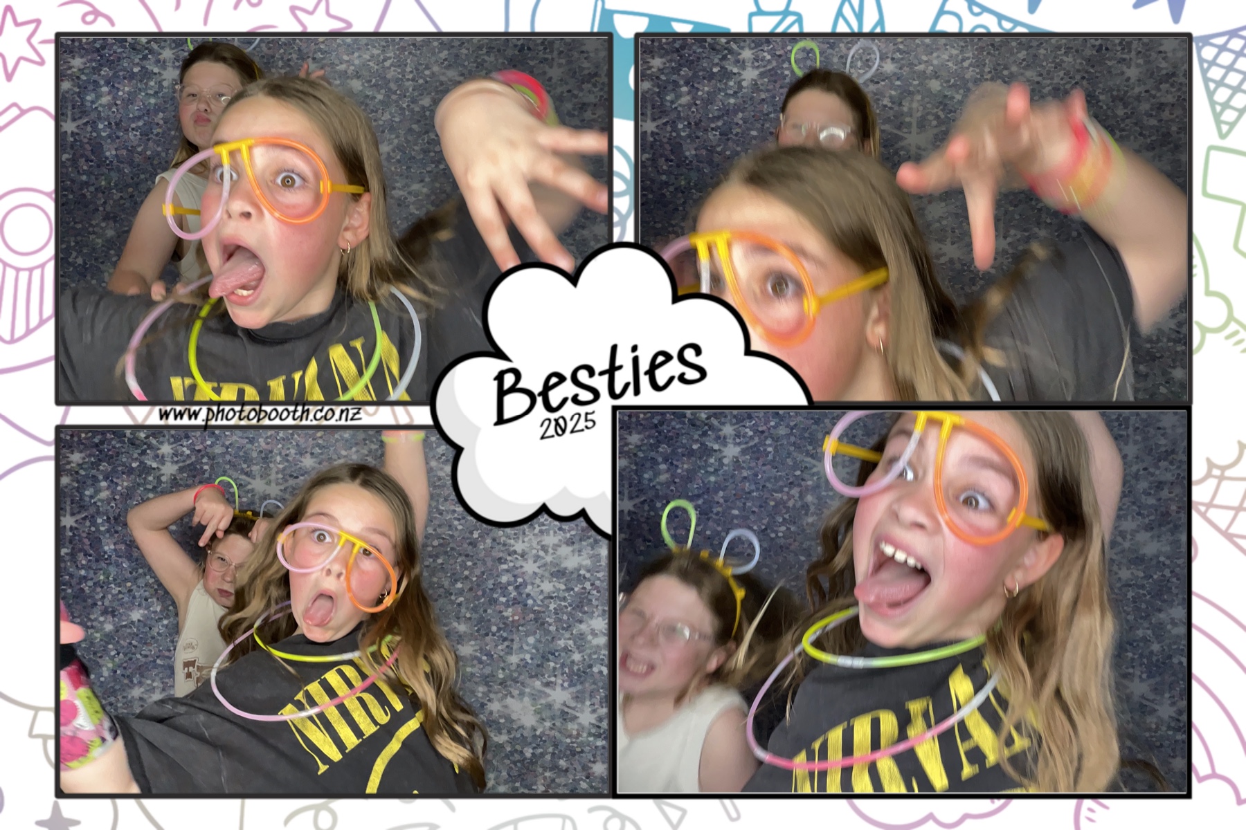 Besties | View more photos from the event at gallery.photobooth.co.nz/u/SelfieCentral/Besties